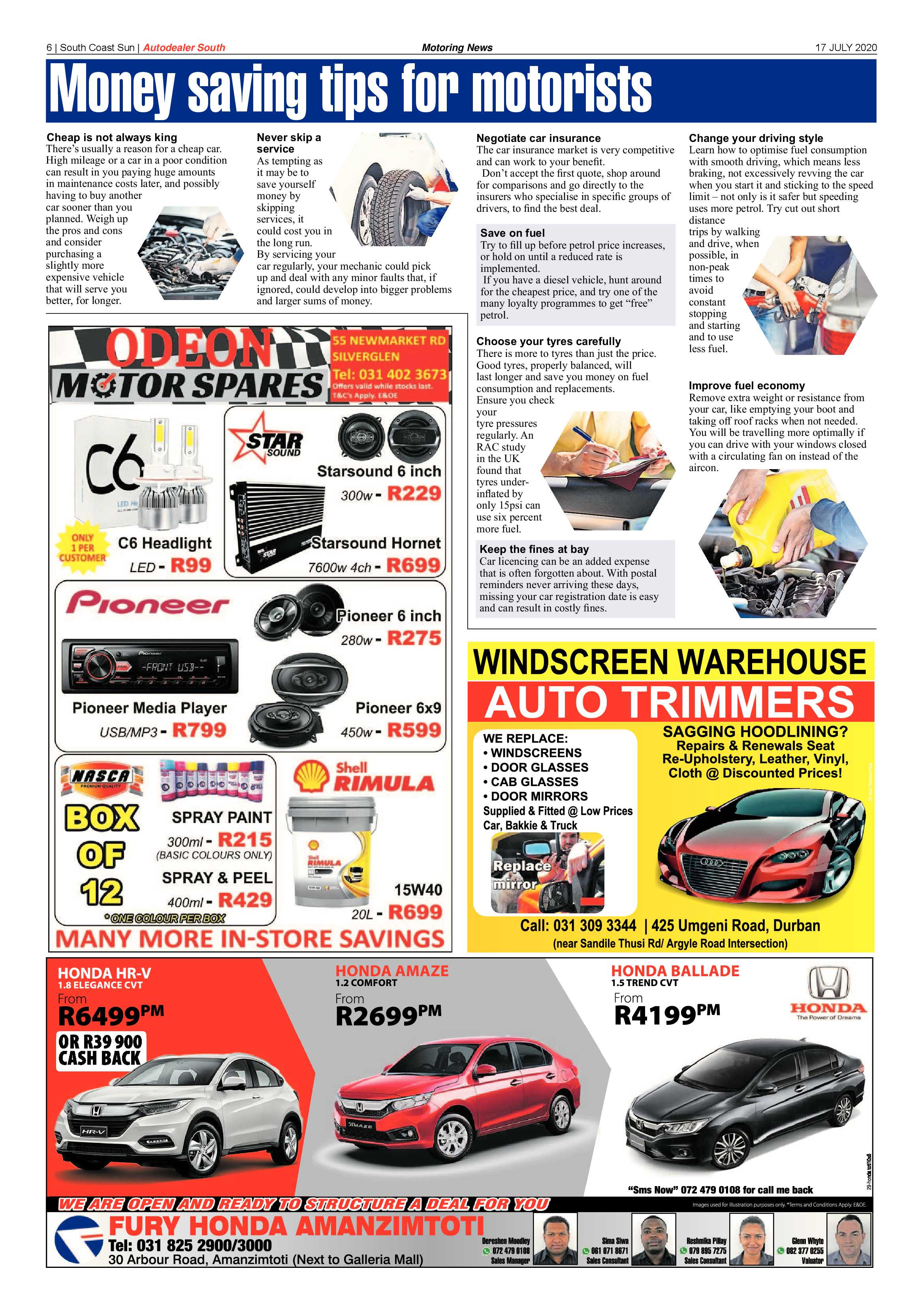 South Coast Sun 17 July 2020 page 6