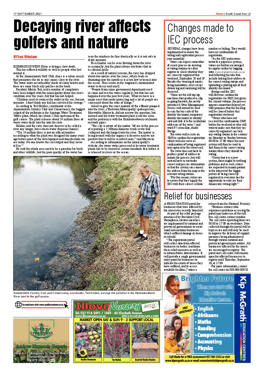 South Coast Sun 17 September  2021 page 3