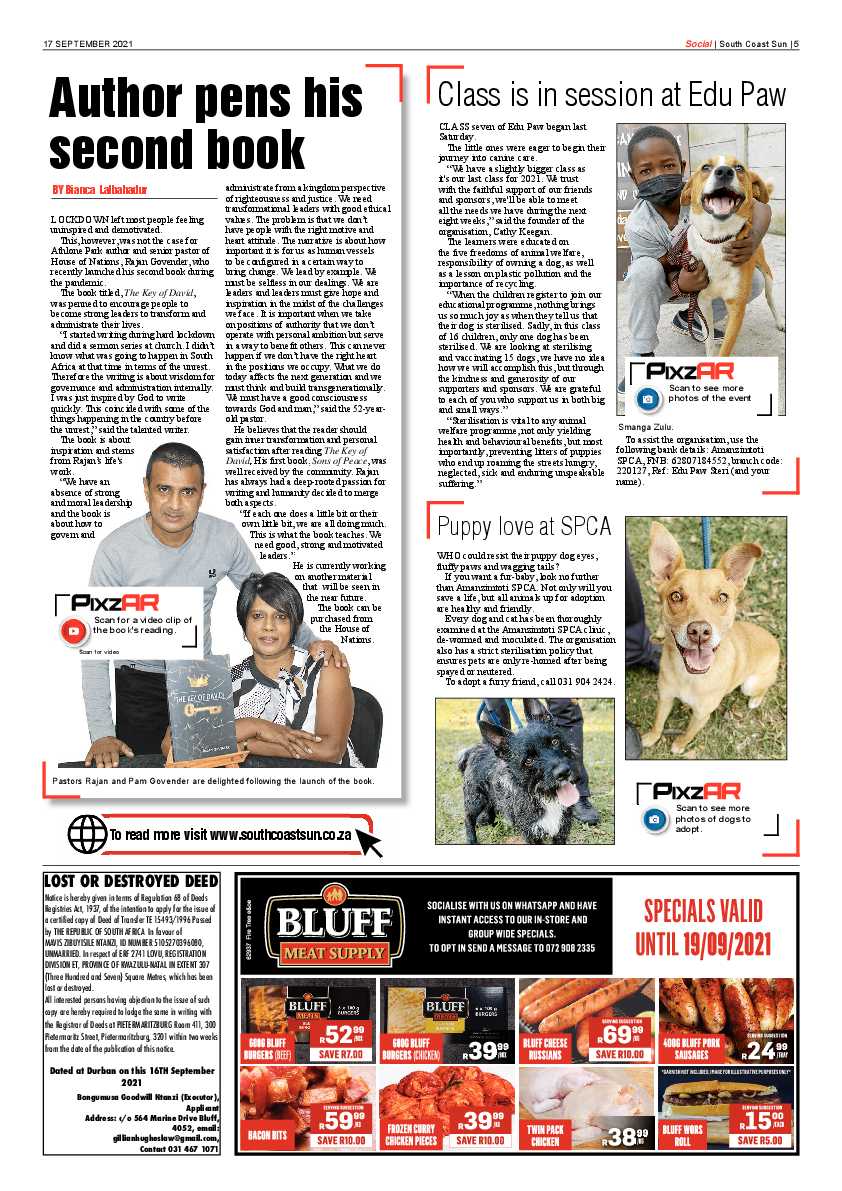 South Coast Sun 17 September  2021 page 5