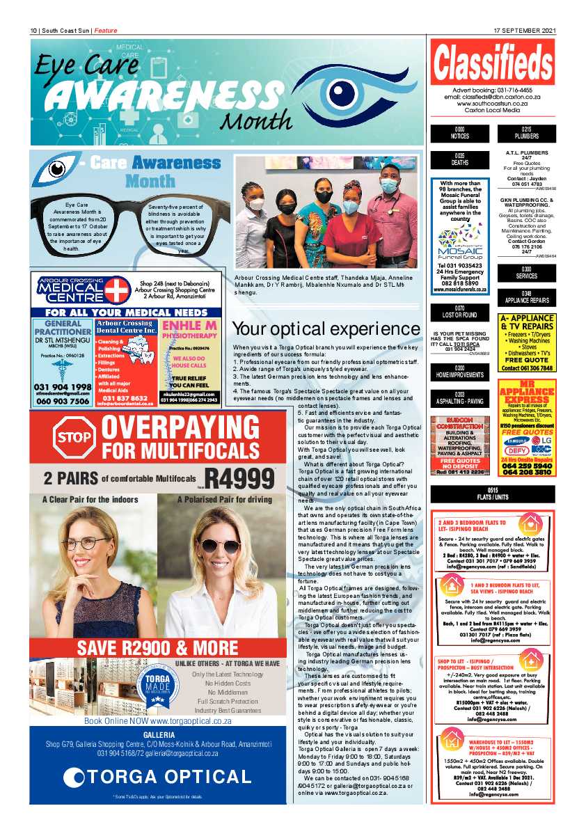 South Coast Sun 17 September  2021 page 9