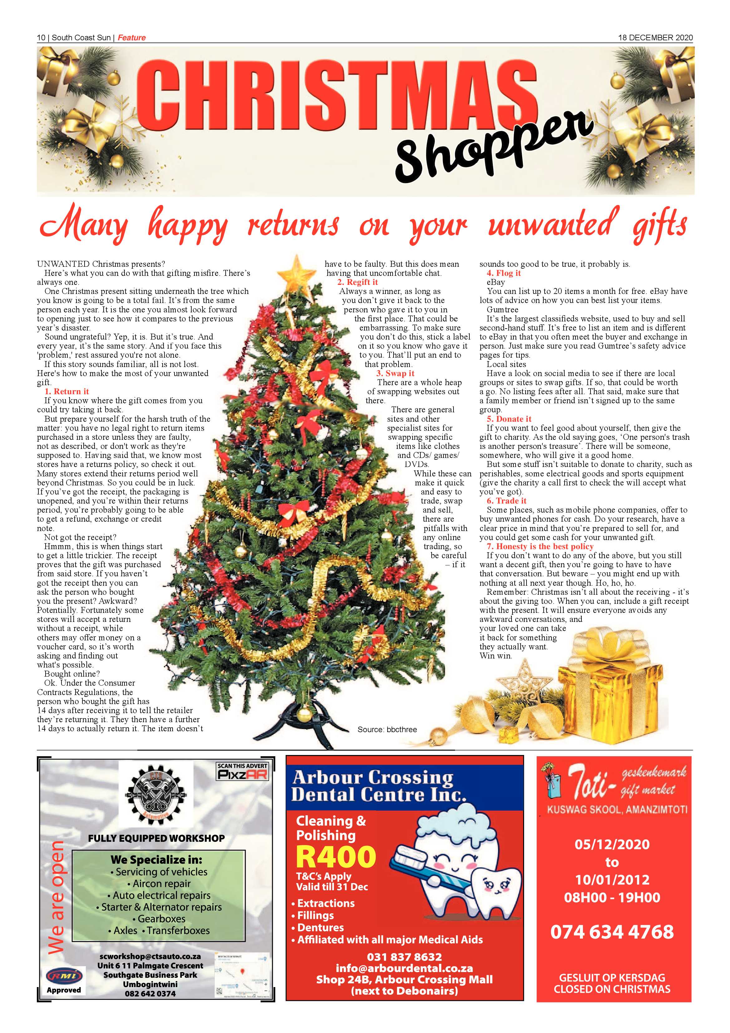 South Coast Sun 18 November 2020 page 14
