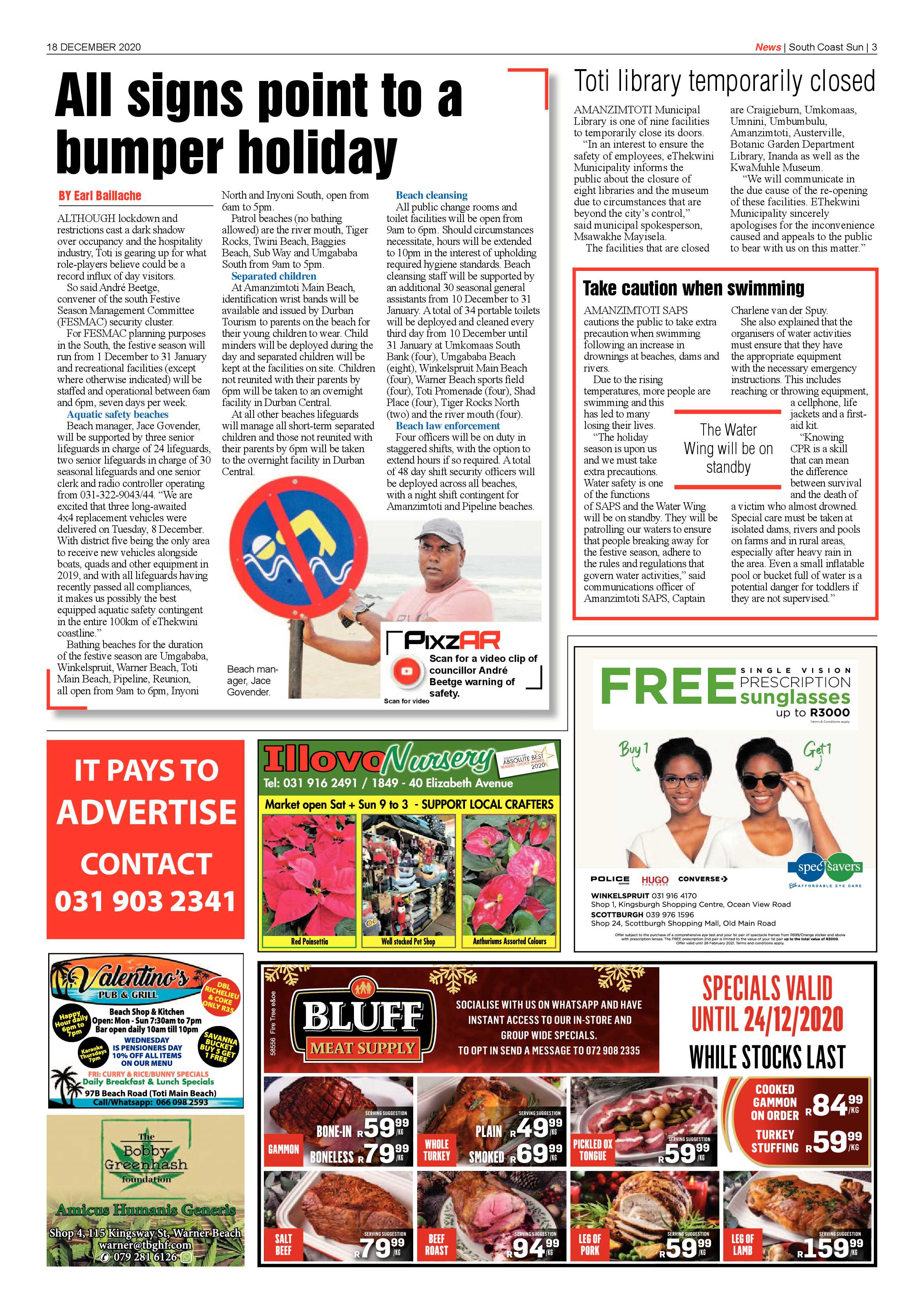 South Coast Sun 18 November 2020 page 3