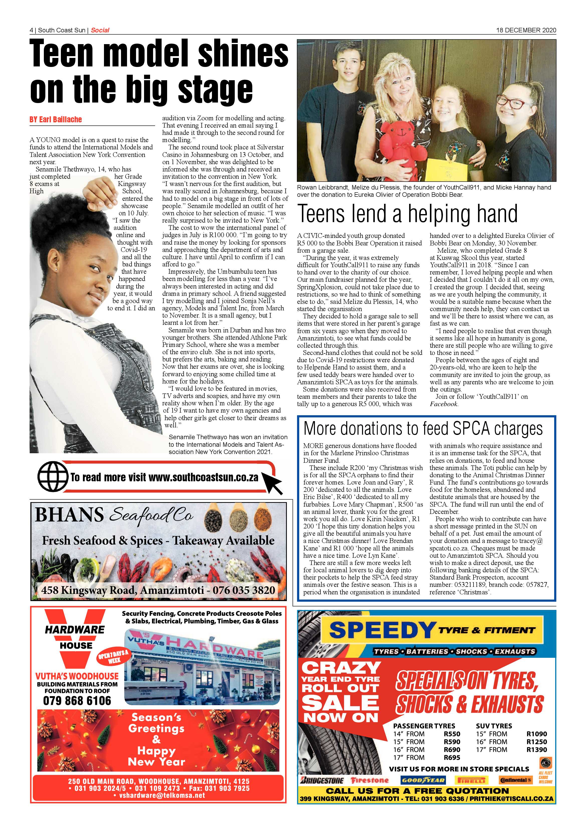 South Coast Sun 18 November 2020 page 4