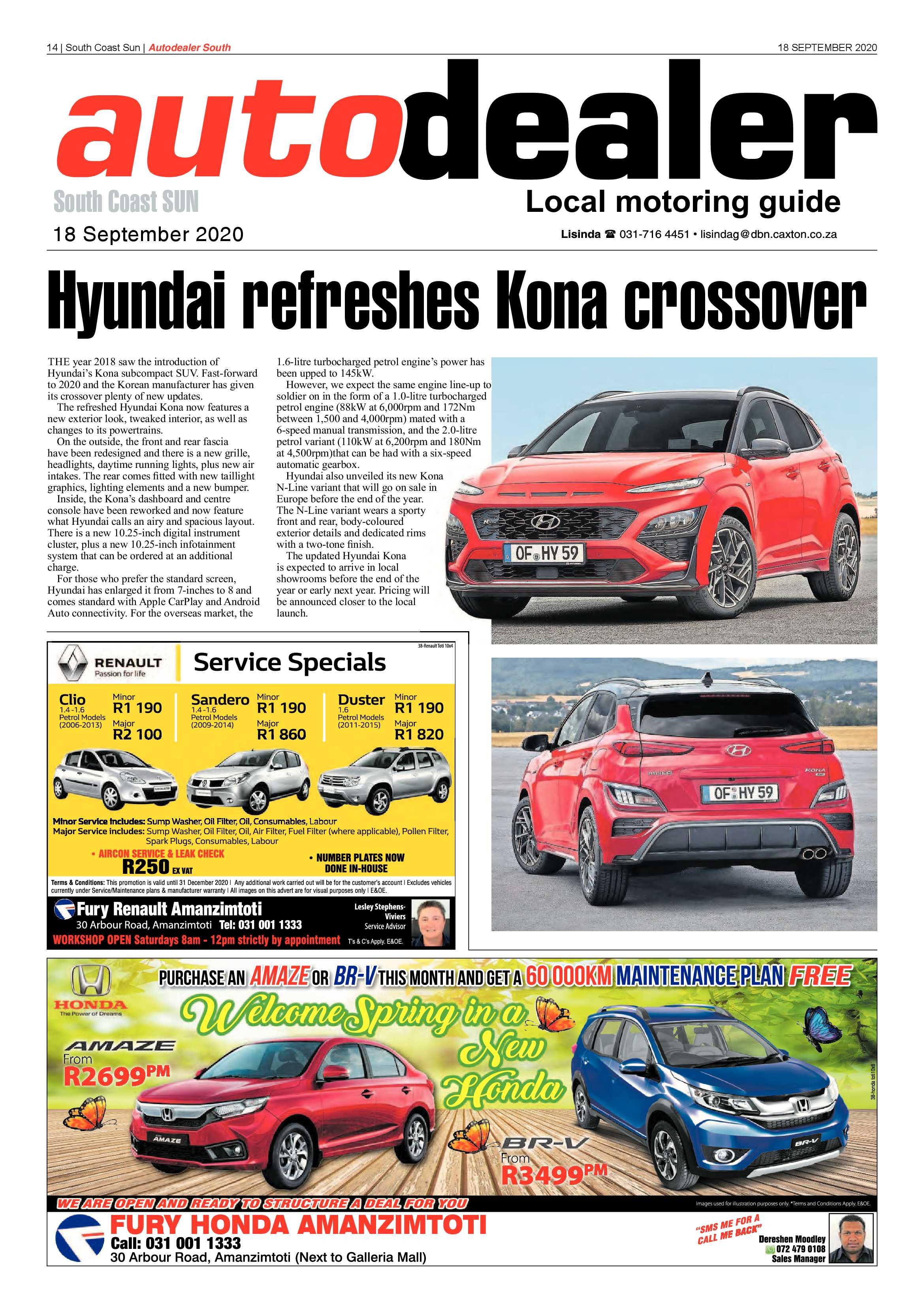 South Coast Sun 18 September 2020 page 14