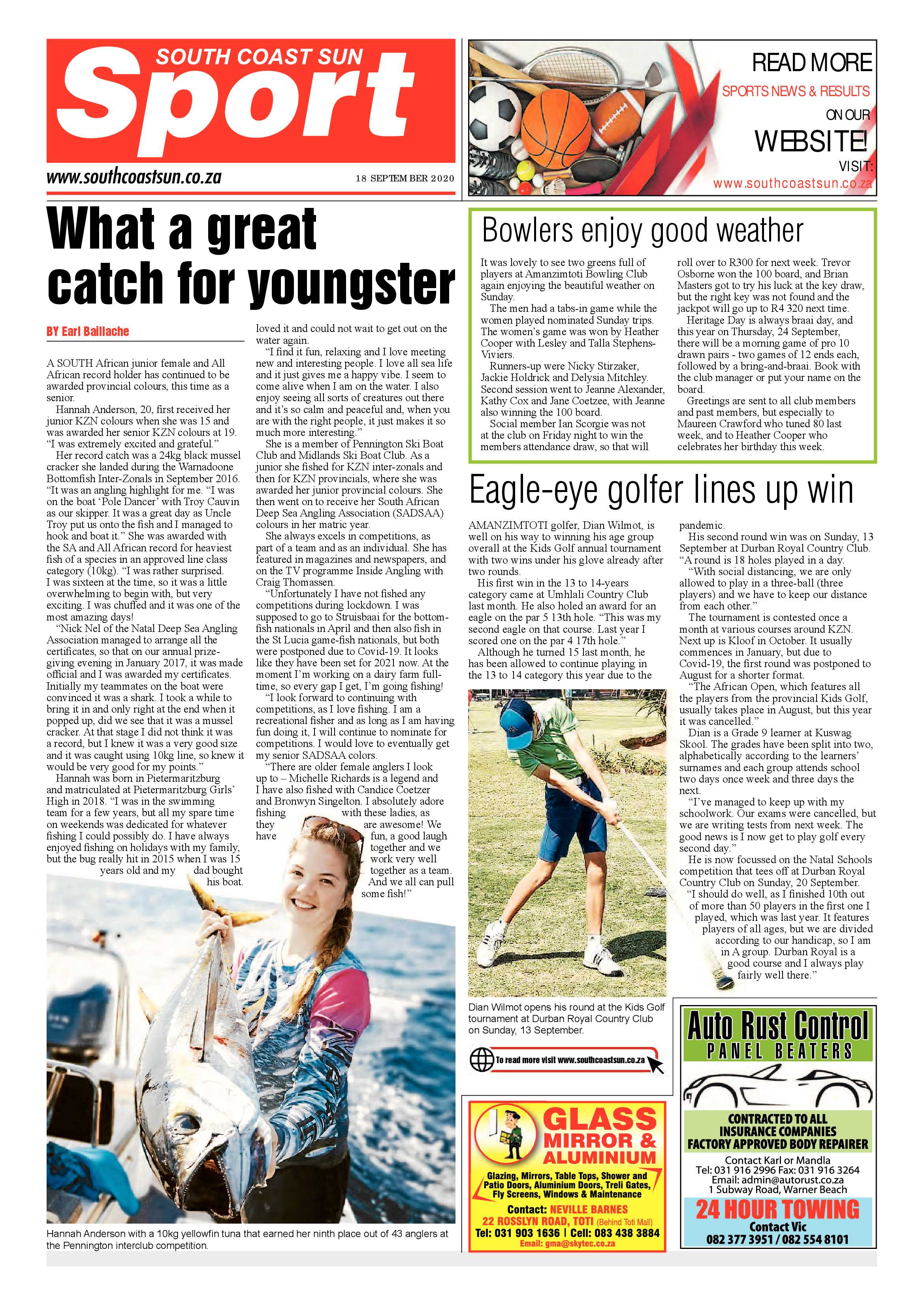 South Coast Sun 18 September 2020 page 16