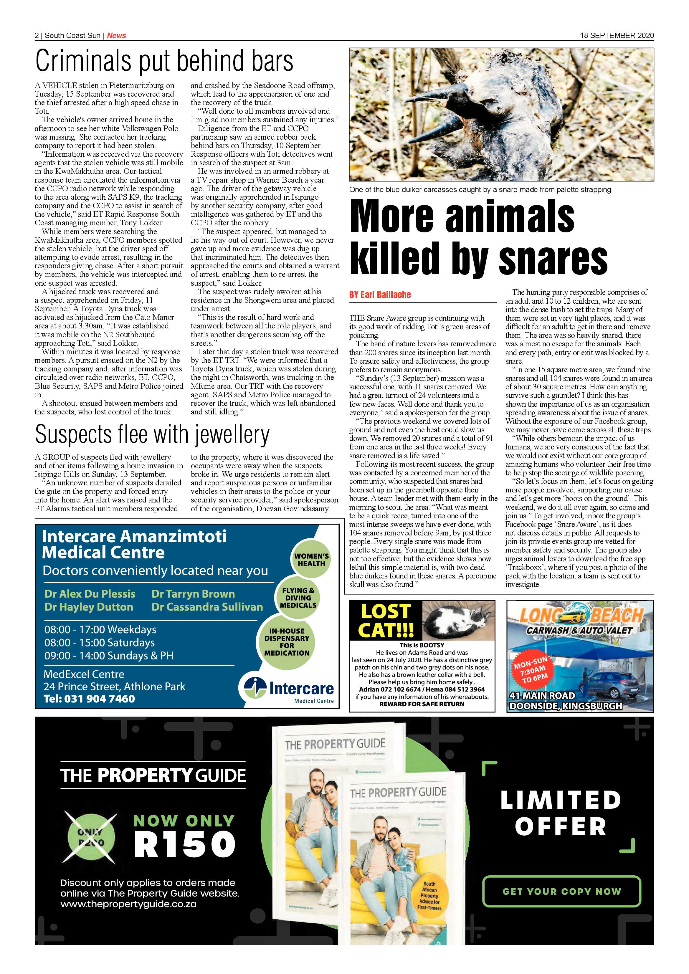 South Coast Sun 18 September 2020 page 2