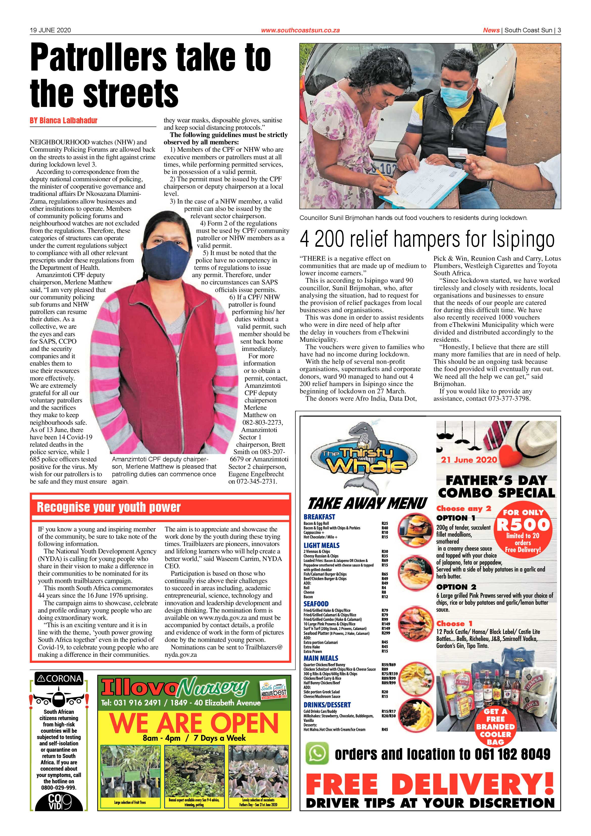 South Coast Sun 19 June 2020 page 3