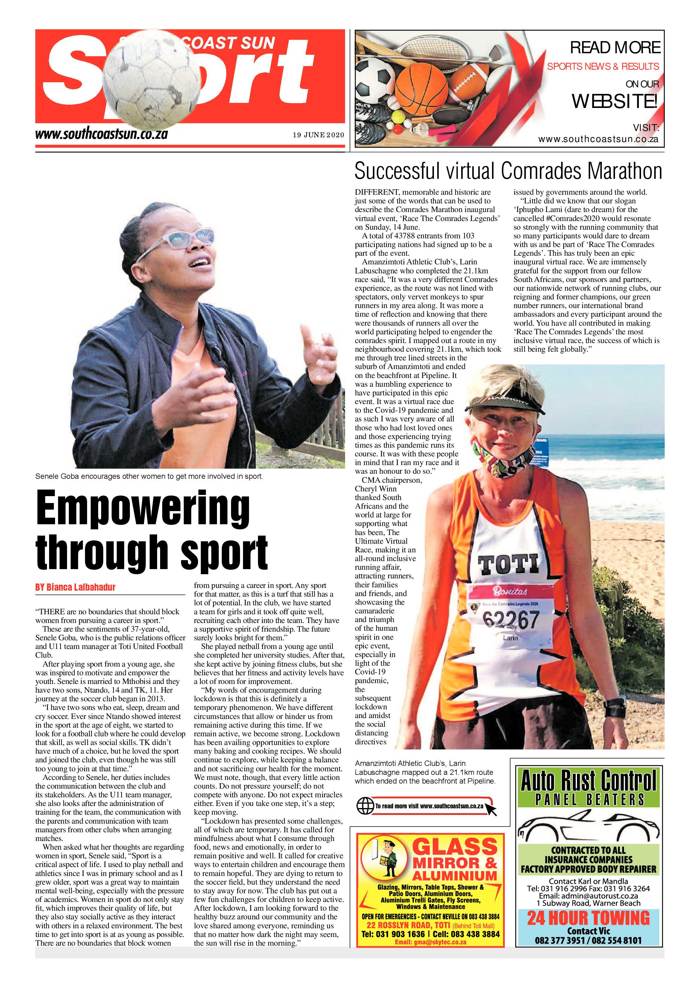 South Coast Sun 19 June 2020 page 8