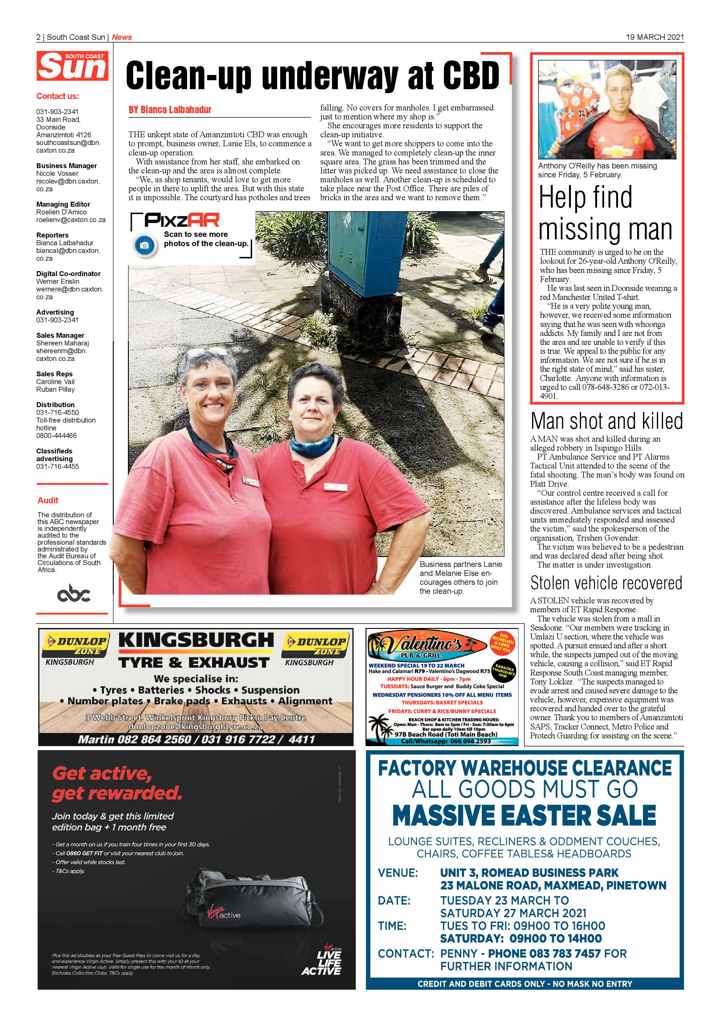 South Coast Sun 19 March 2021 page 2