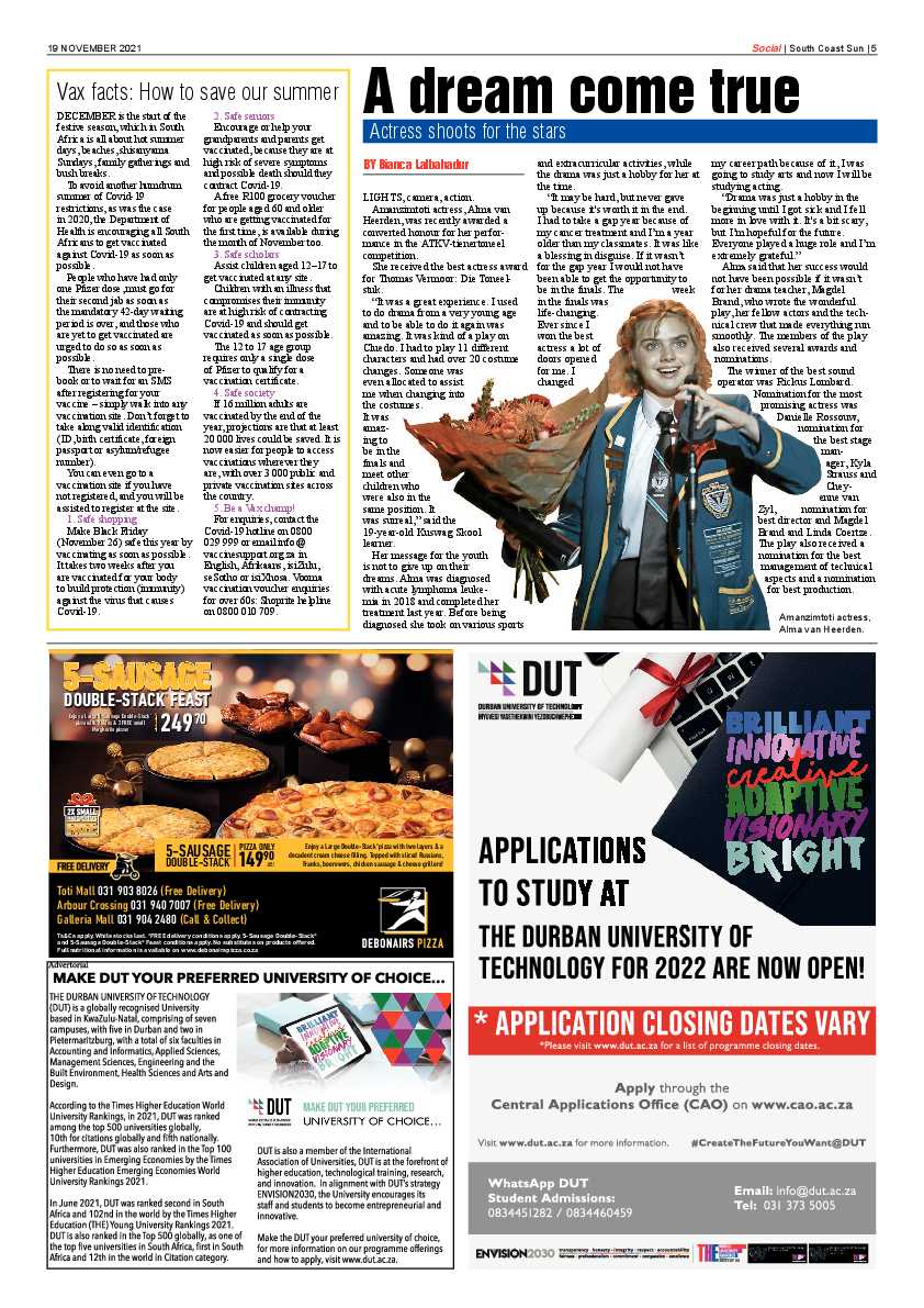 South Coast Sun 19 November 2021 page 5
