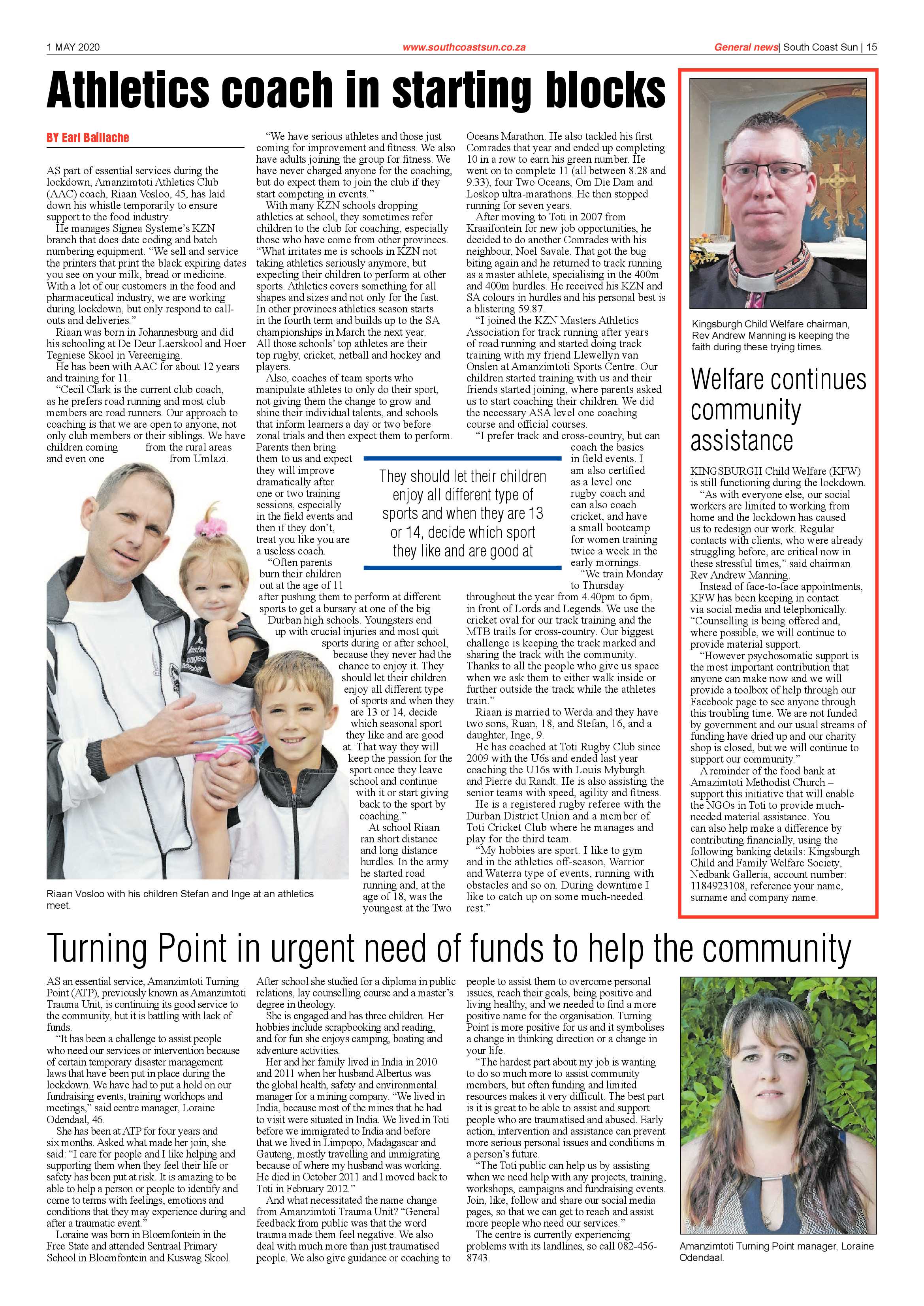 South Coast Sun 1 May 2020 page 15