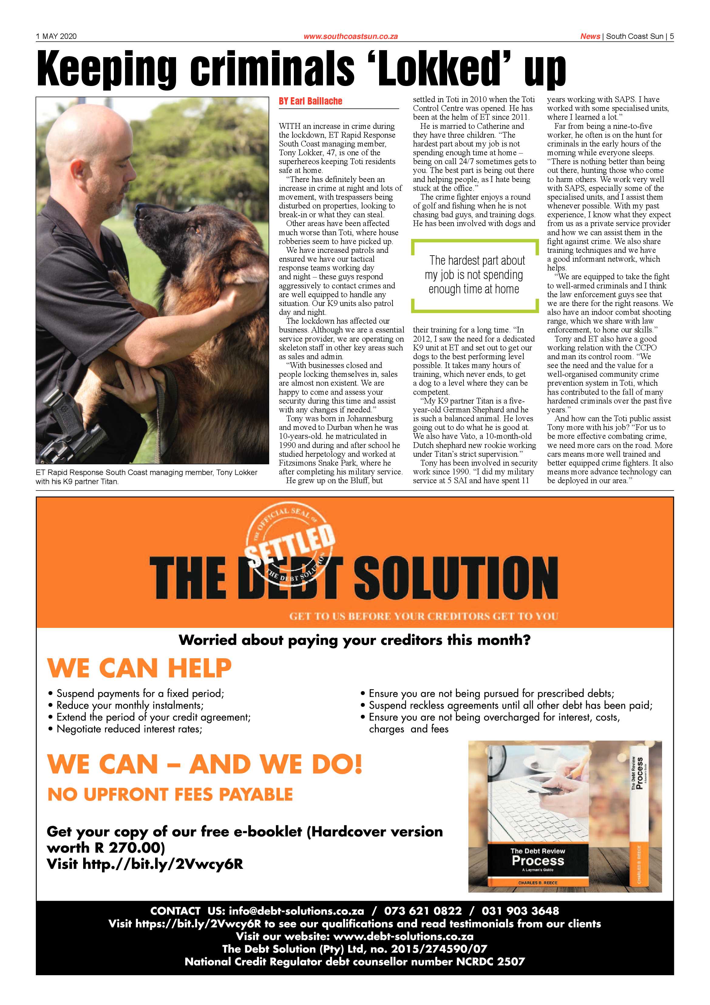 South Coast Sun 1 May 2020 page 5