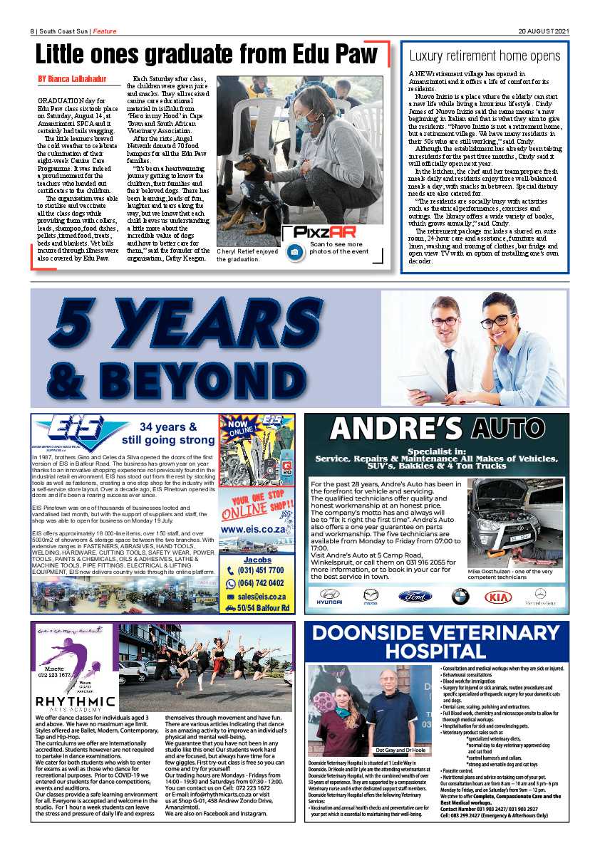 South Coast Sun 20 August  2021 page 7