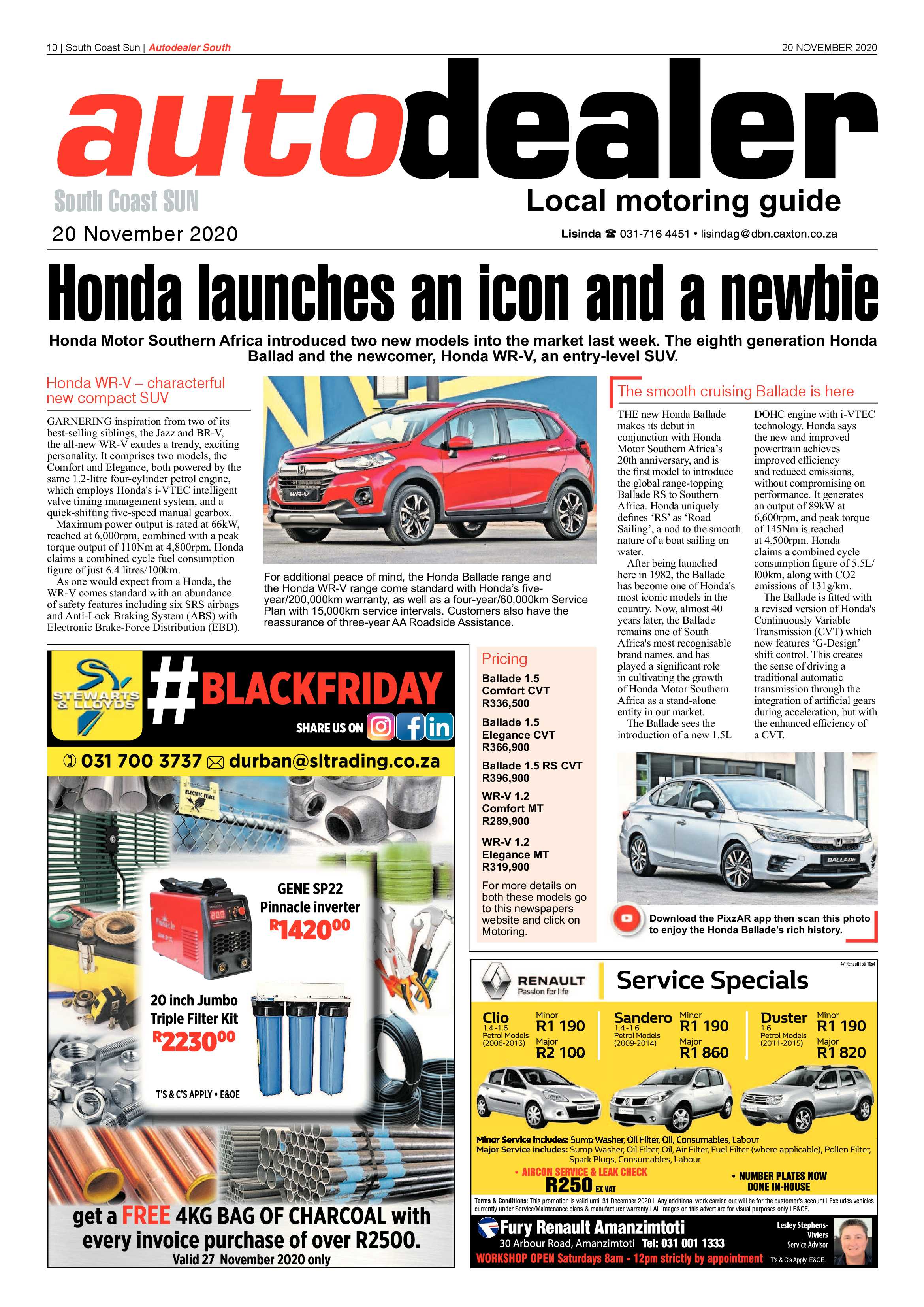 South Coast Sun 20 November 2020 page 10