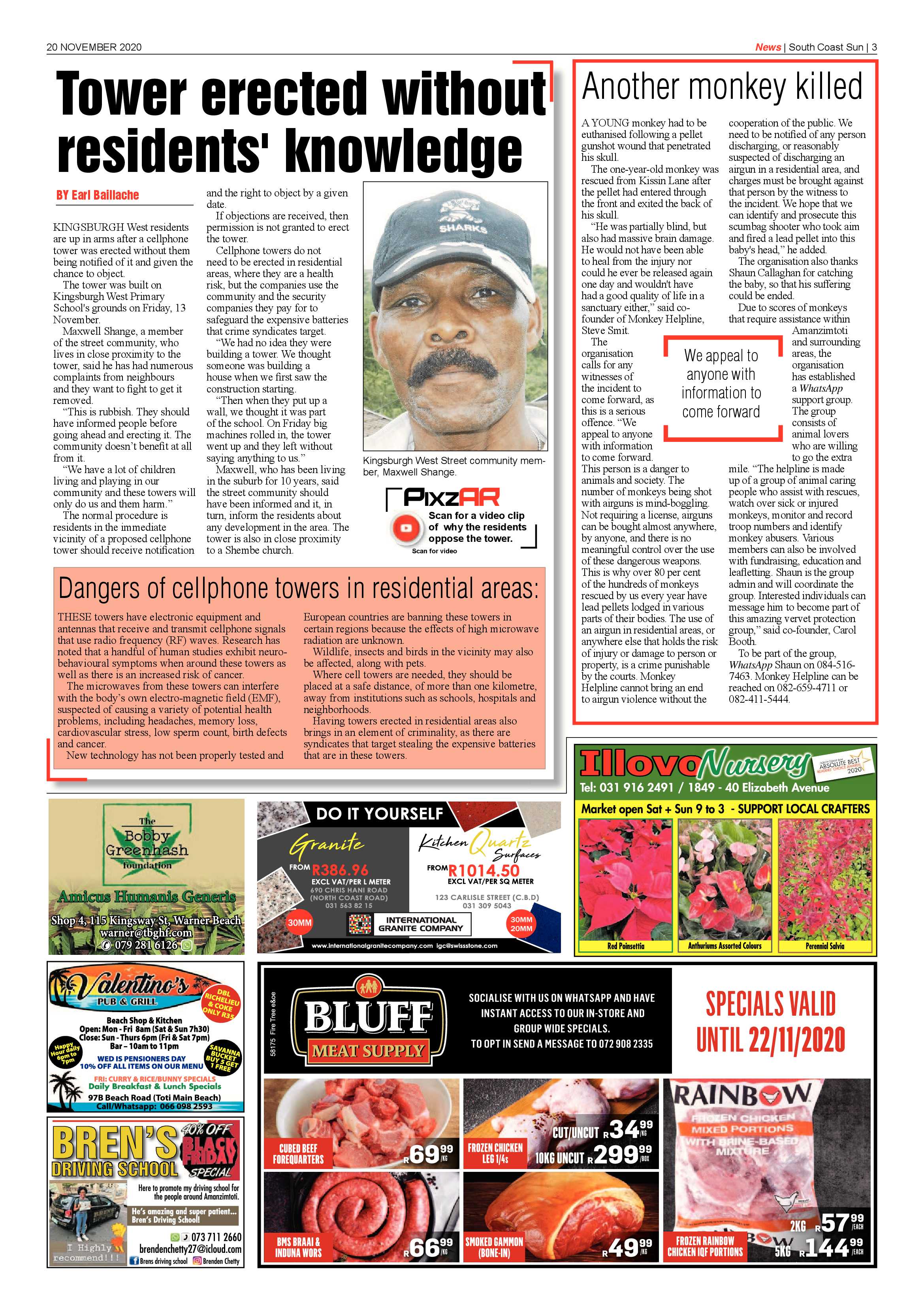 South Coast Sun 20 November 2020 page 3
