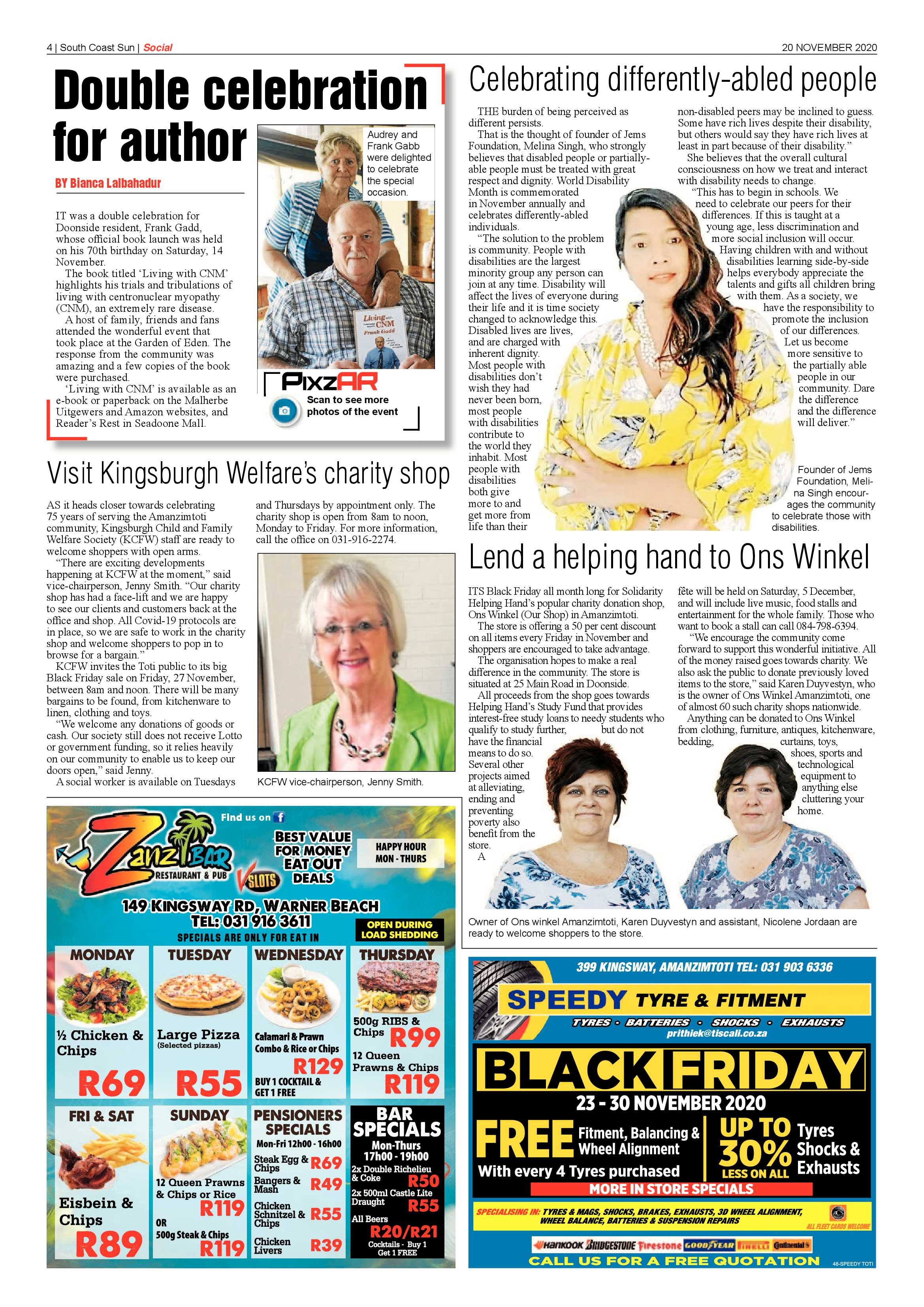 South Coast Sun 20 November 2020 page 4