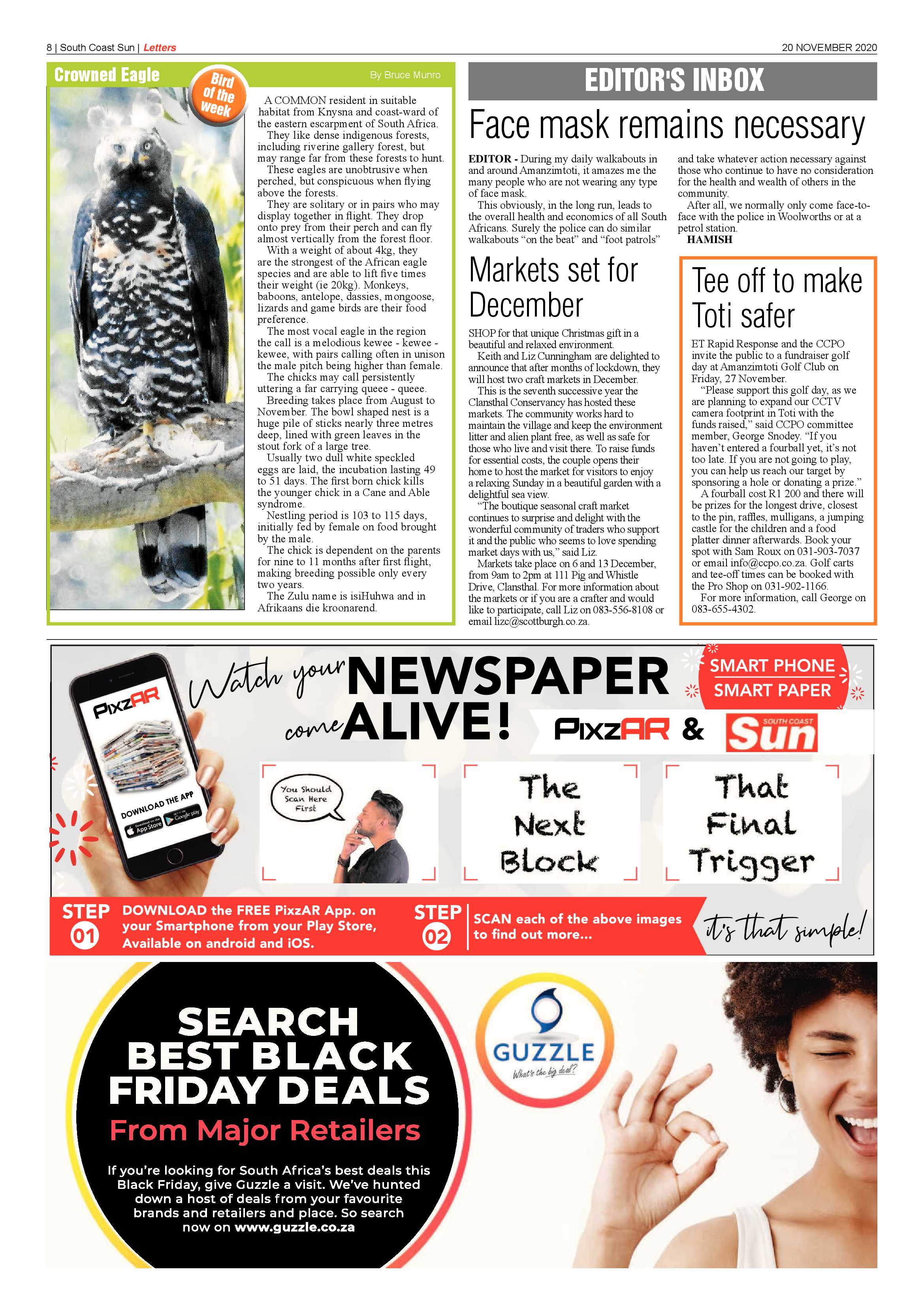 South Coast Sun 20 November 2020 page 8