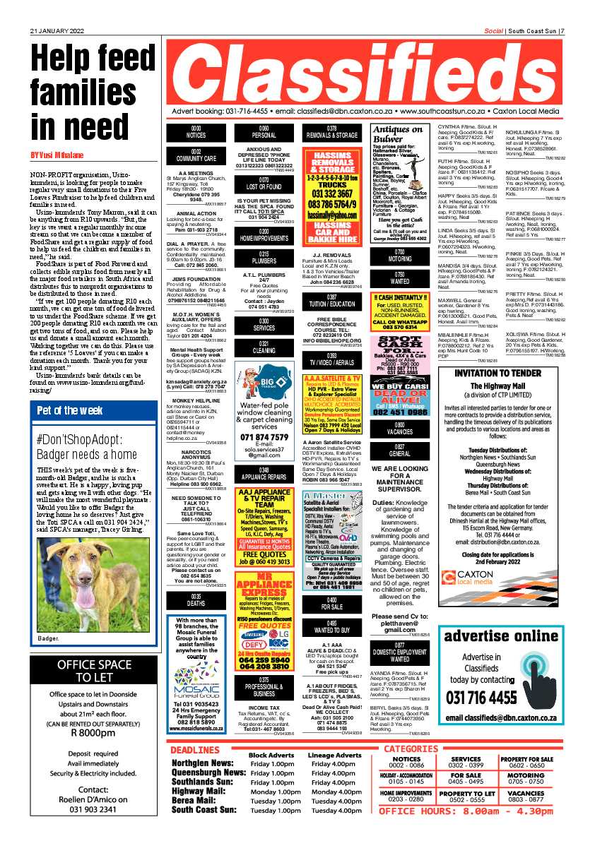 South Coast Sun 21 January 2022 page 7