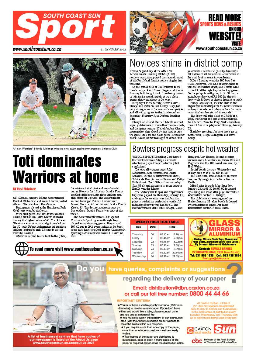 South Coast Sun 21 January 2022 page 8