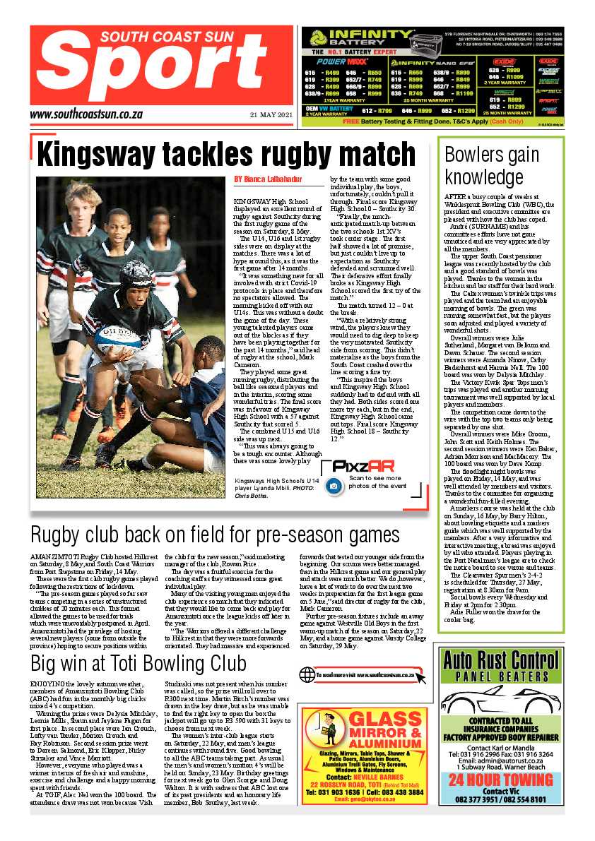 South Coast Sun 21 May 2021 page 12