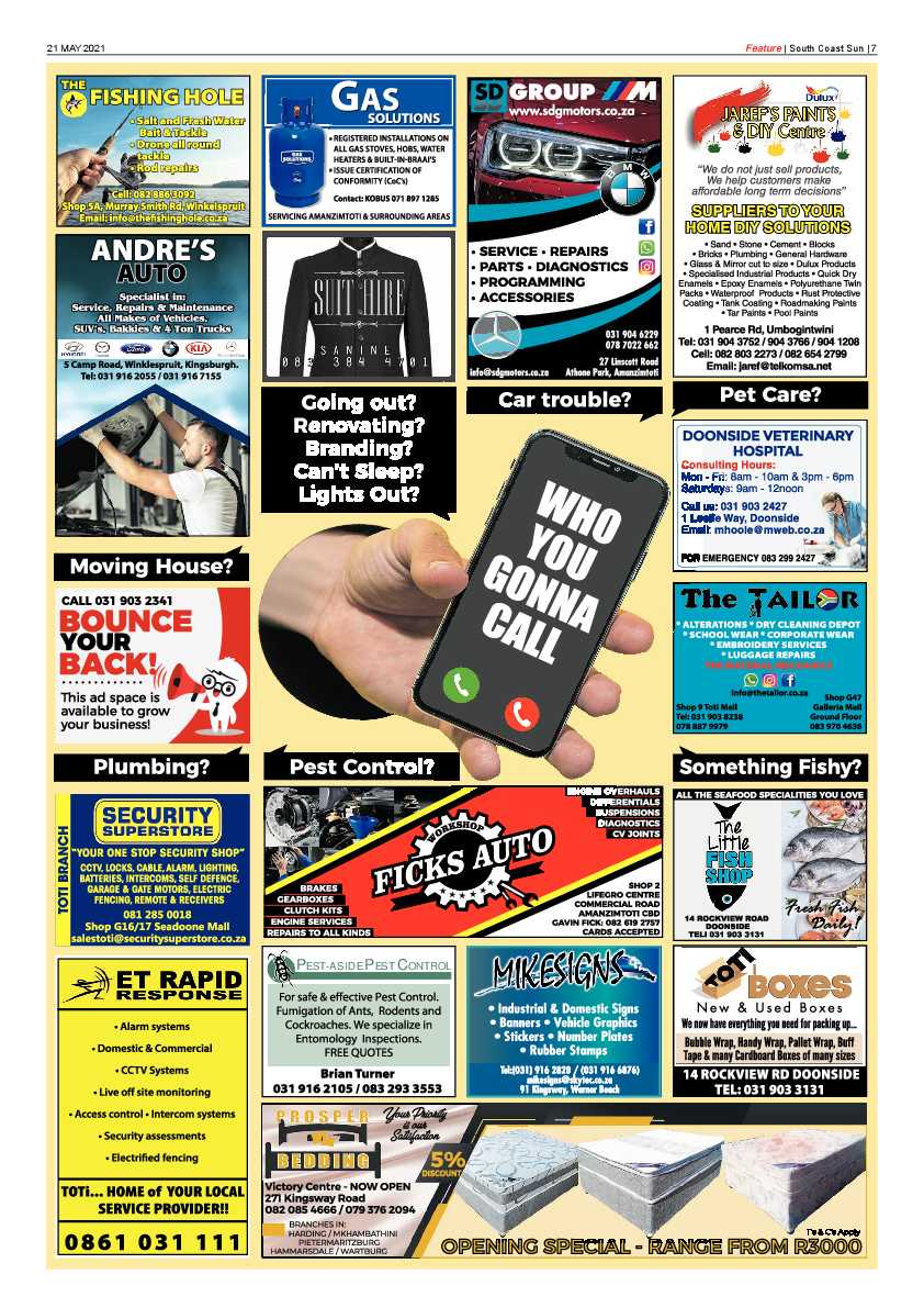 South Coast Sun 21 May 2021 page 7