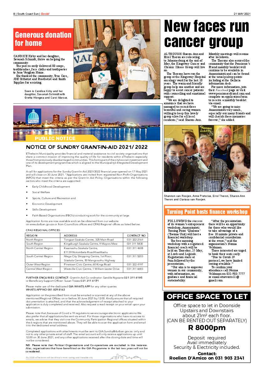 South Coast Sun 21 May 2021 page 8