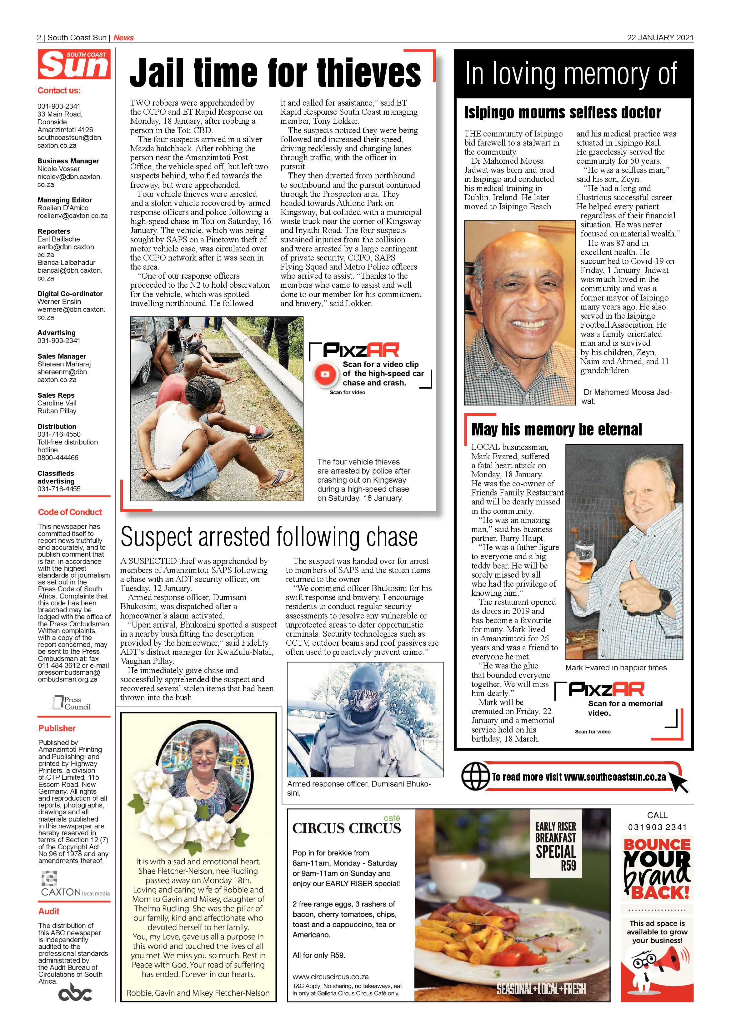 South Coast Sun 22 January 2021 page 2