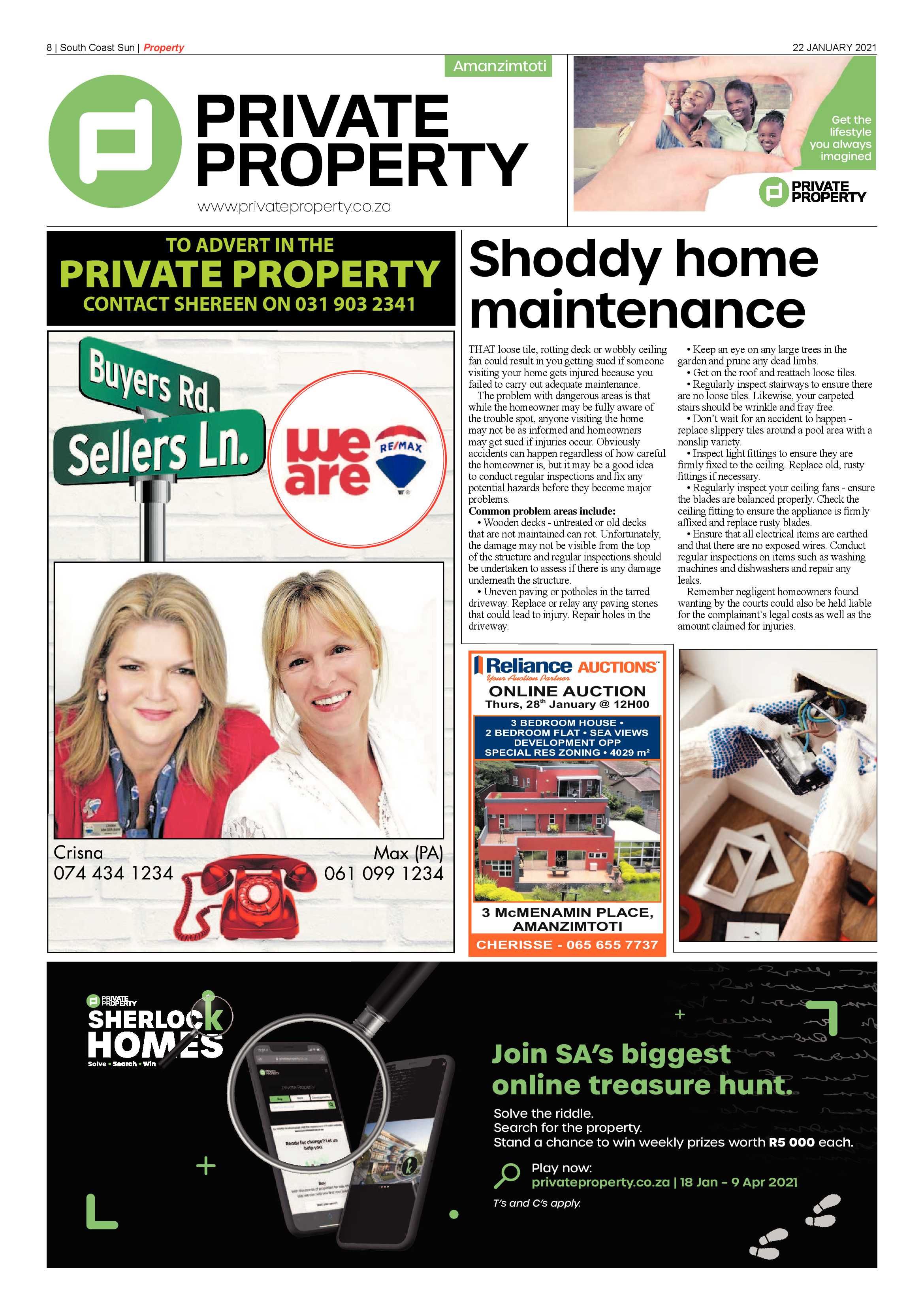 South Coast Sun 22 January 2021 page 8