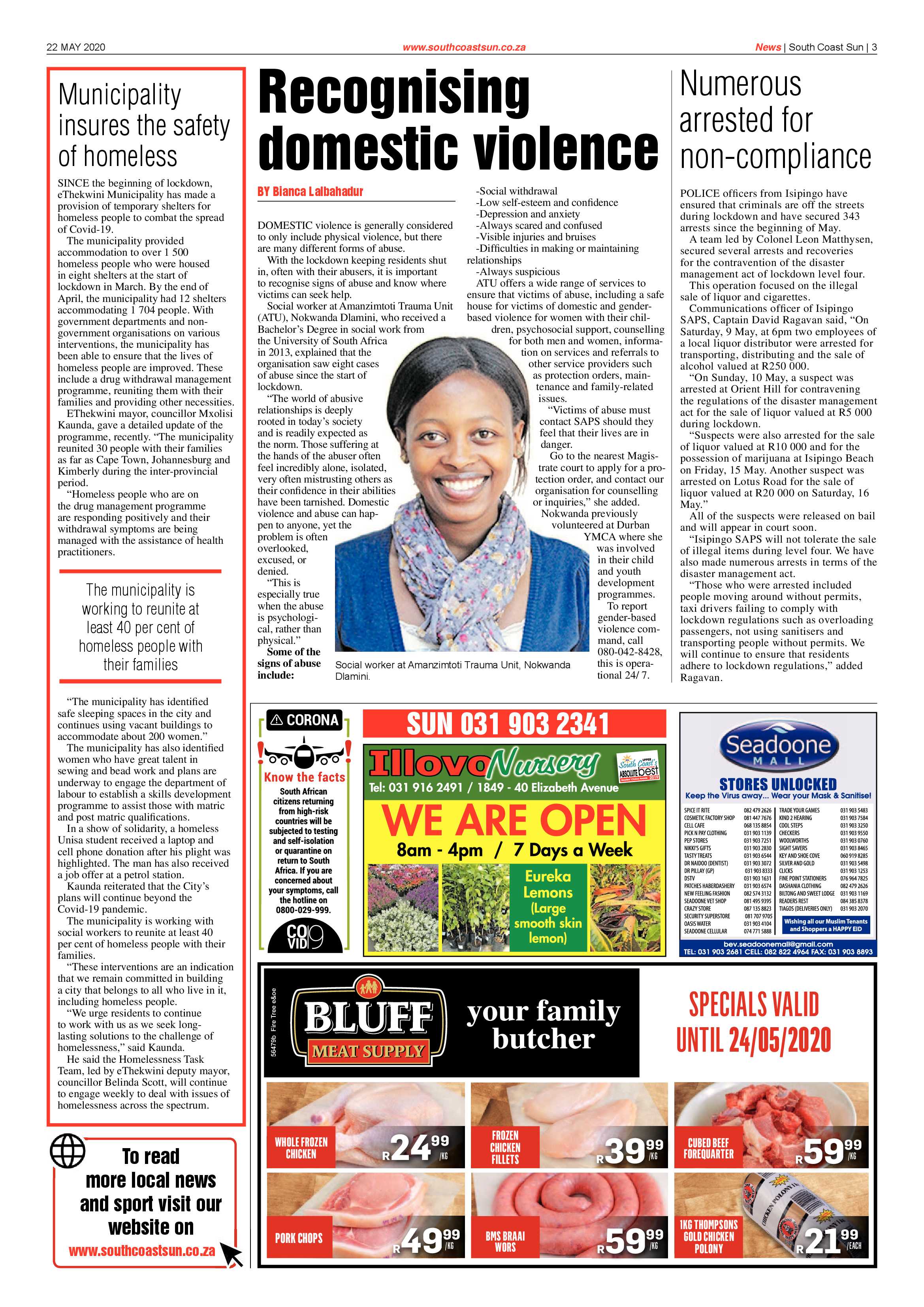 South Coast Sun 22 May 2020 page 3