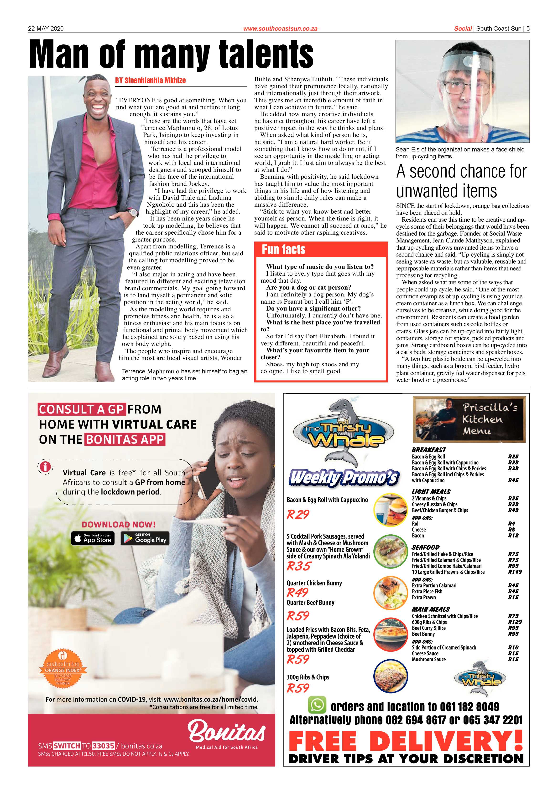 South Coast Sun 22 May 2020 page 5