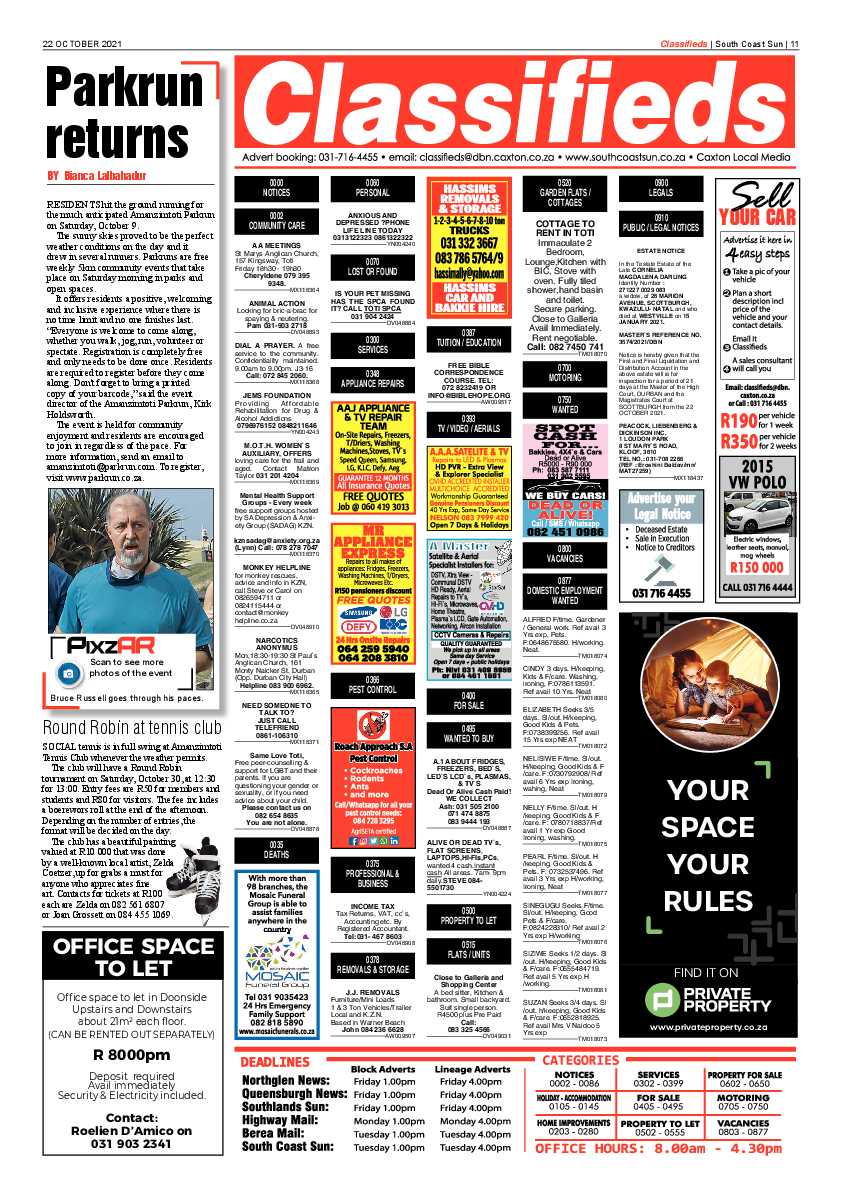 South Coast Sun 22 October 2021 page 10