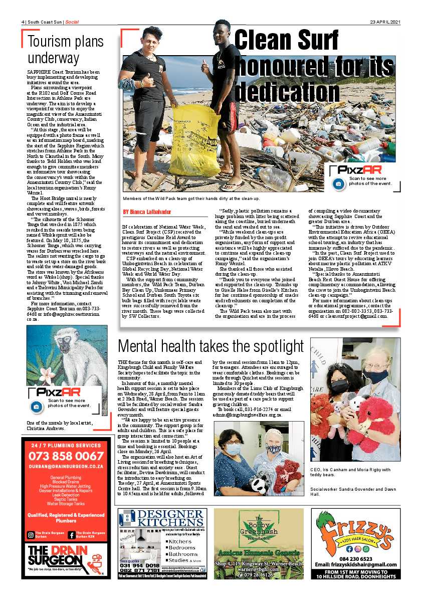 South Coast Sun 23 April 2021 page 4