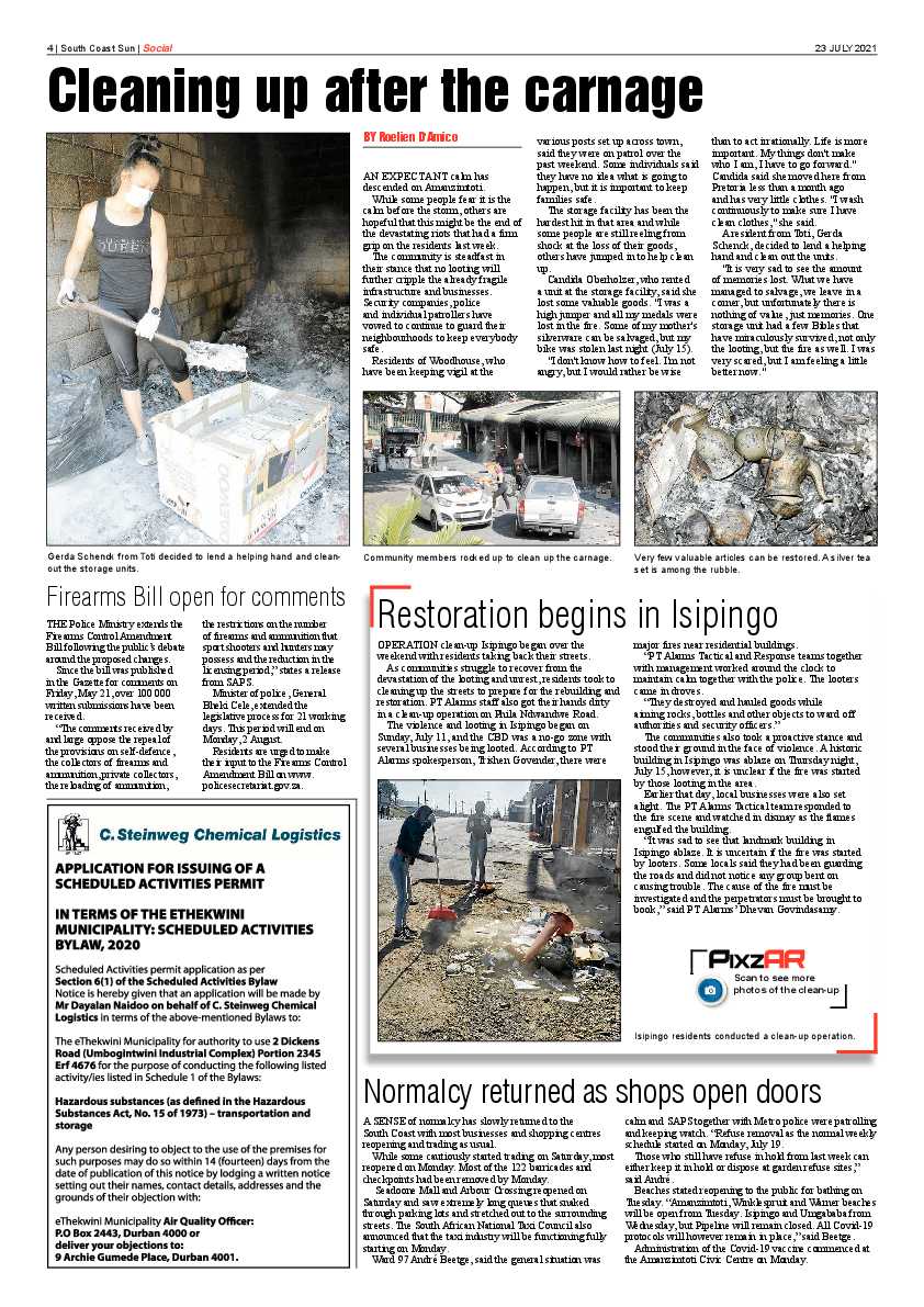 South Coast Sun 23 July 2021 page 4