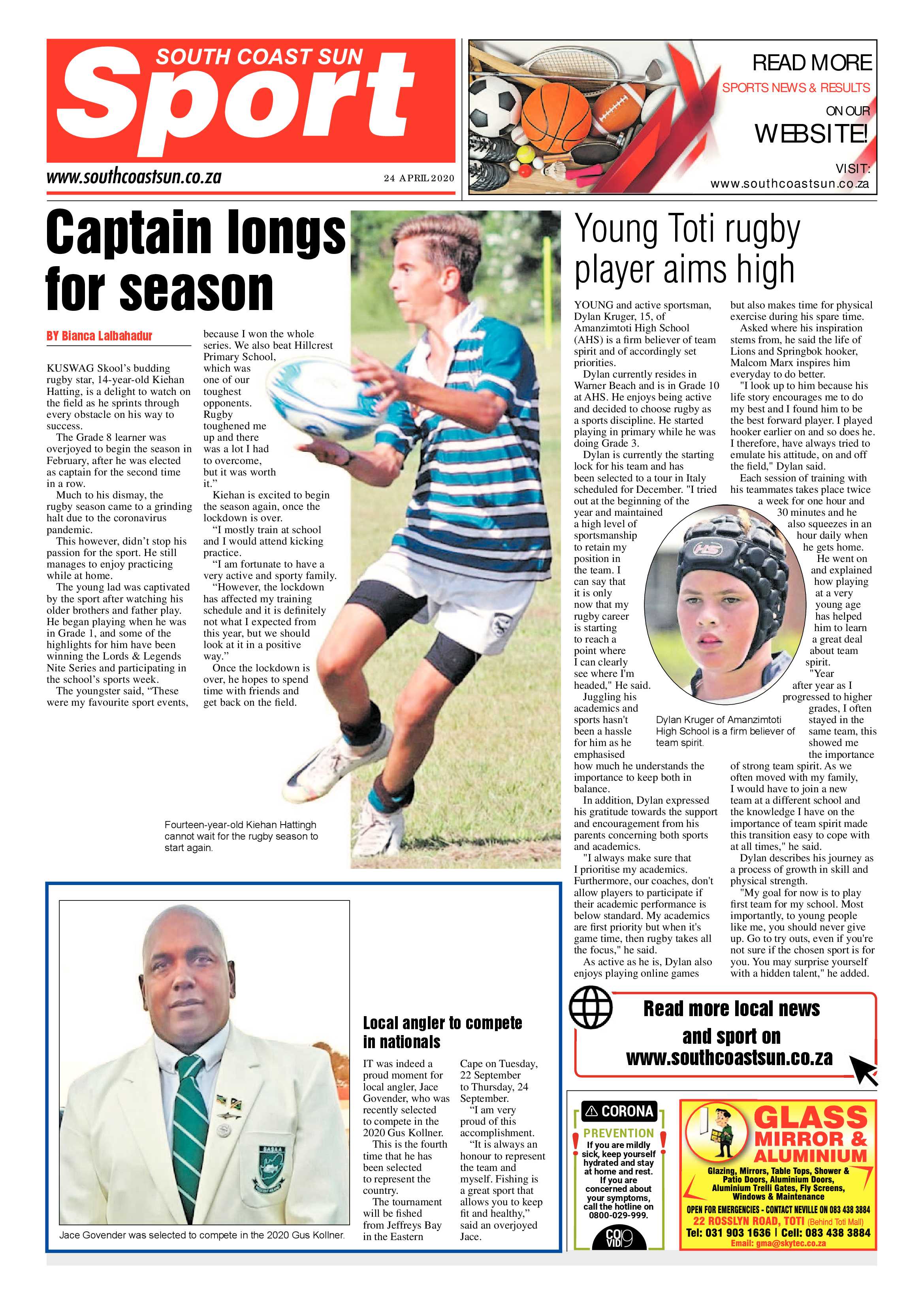 South Coast Sun 24 April 2020 page 12