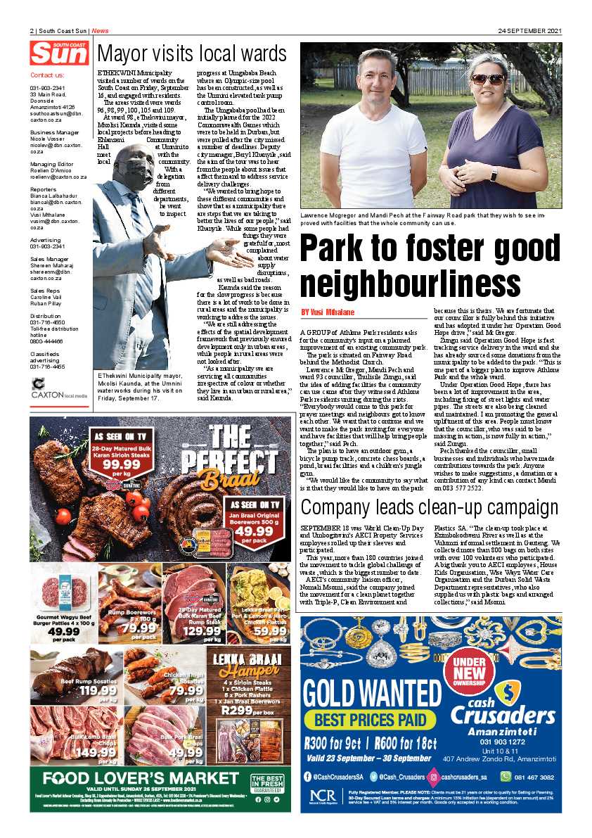 South Coast Sun 24 September  2021 page 2