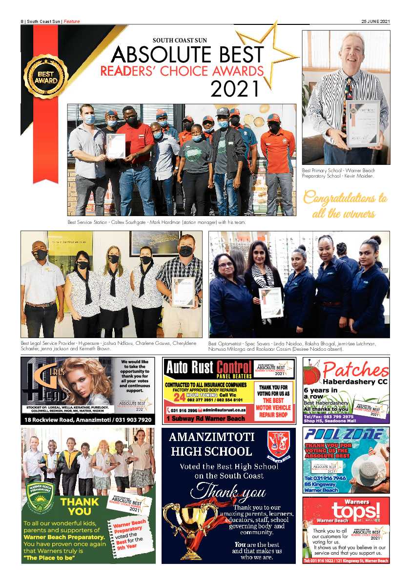 South Coast Sun 25 June 2021 page 8