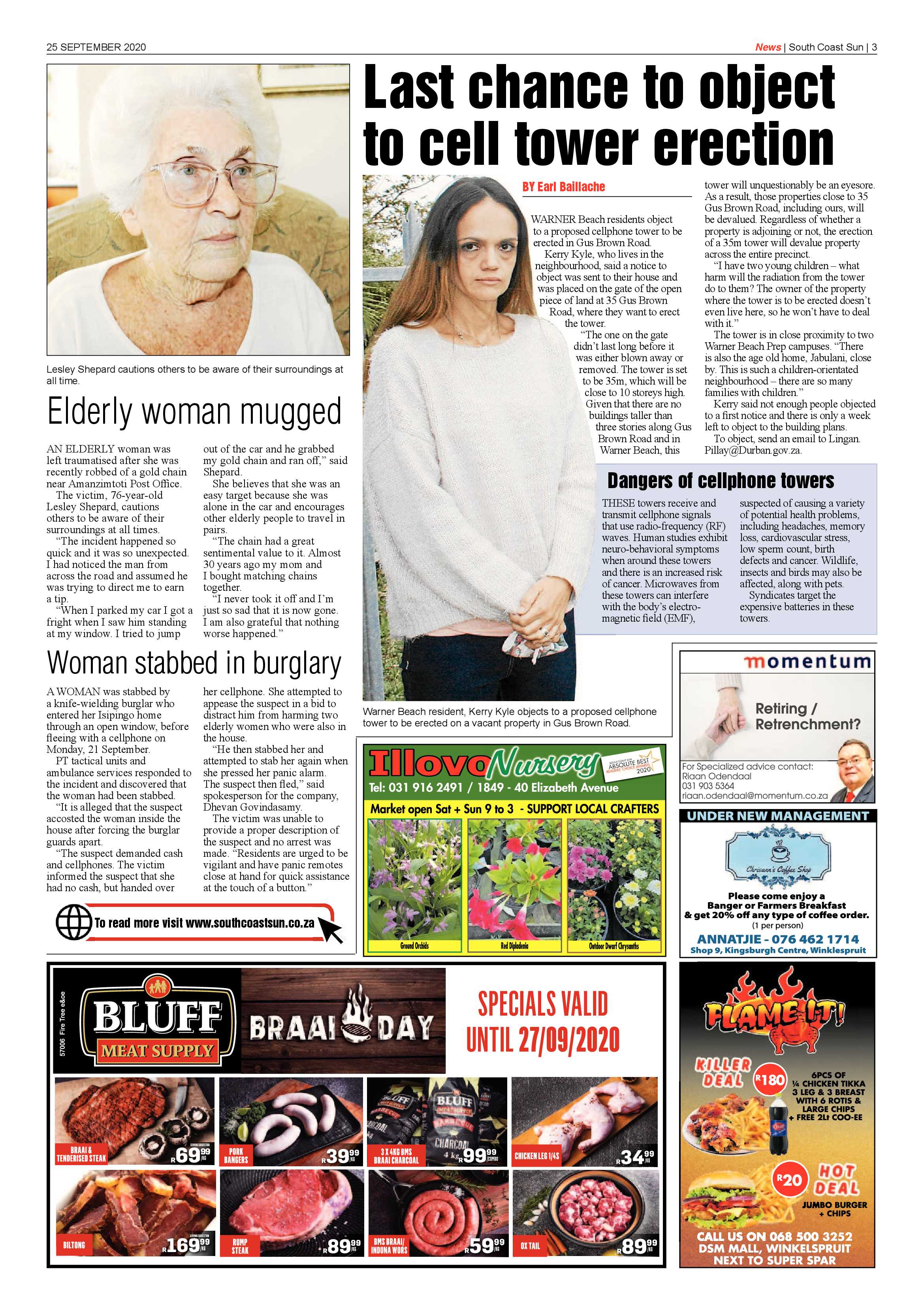 South Coast Sun 25 September 2020 page 3
