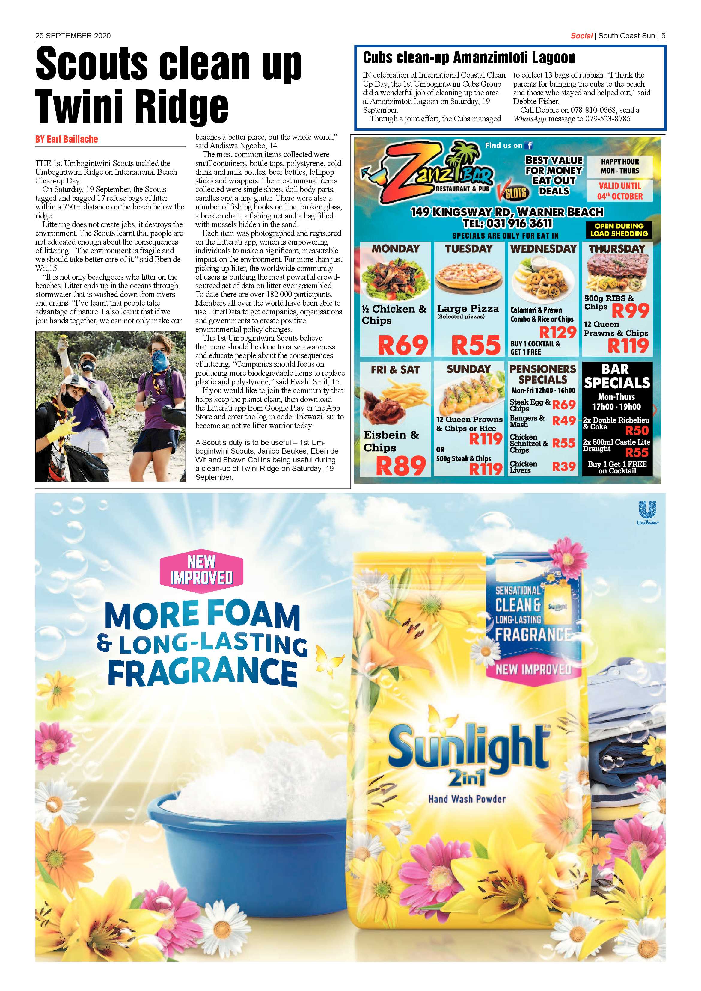 South Coast Sun 25 September 2020 page 5