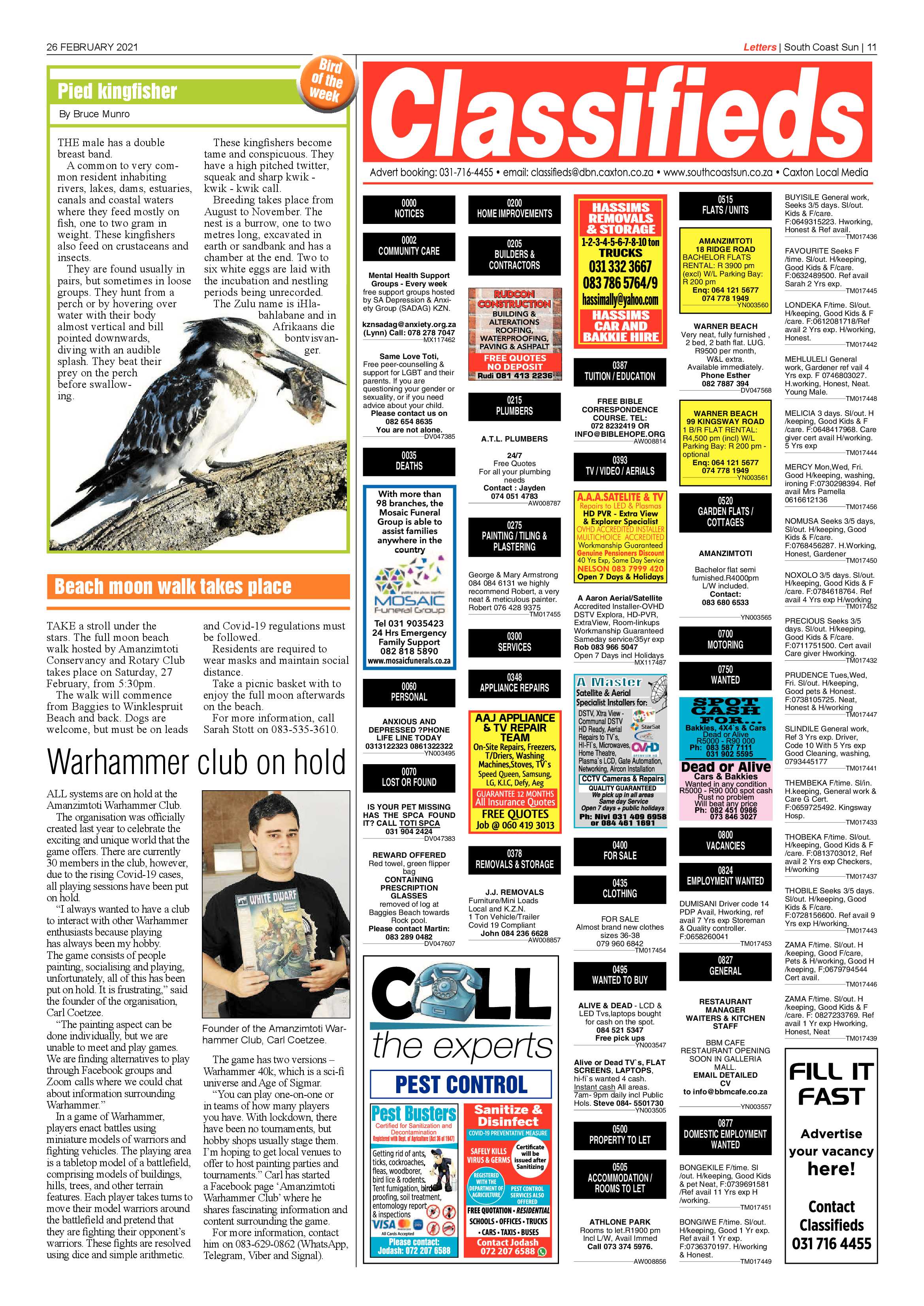 South Coast Sun 26 February 2021 page 11