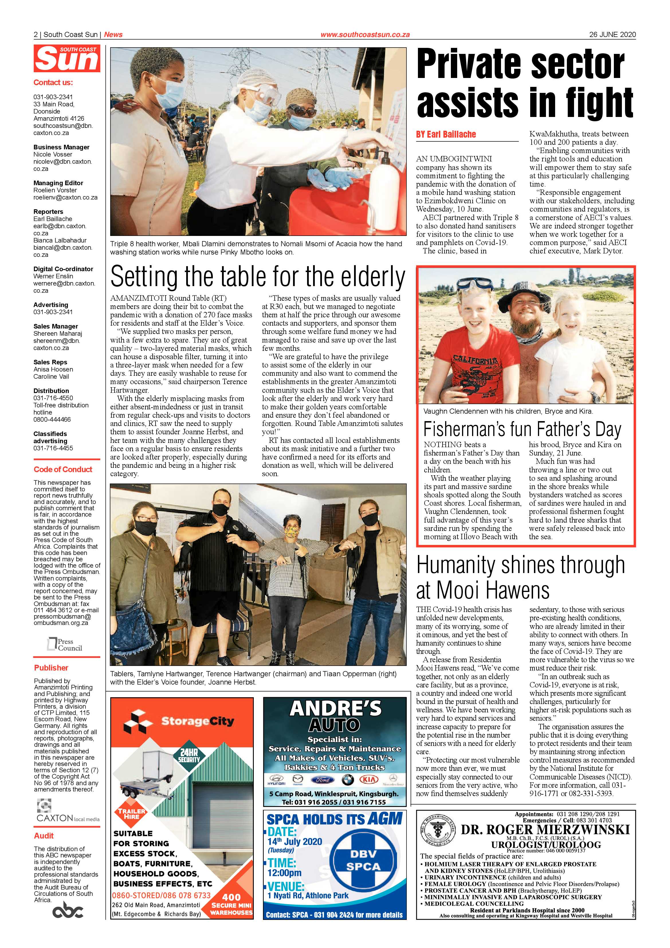 South Coast Sun 26 June 2020 page 2