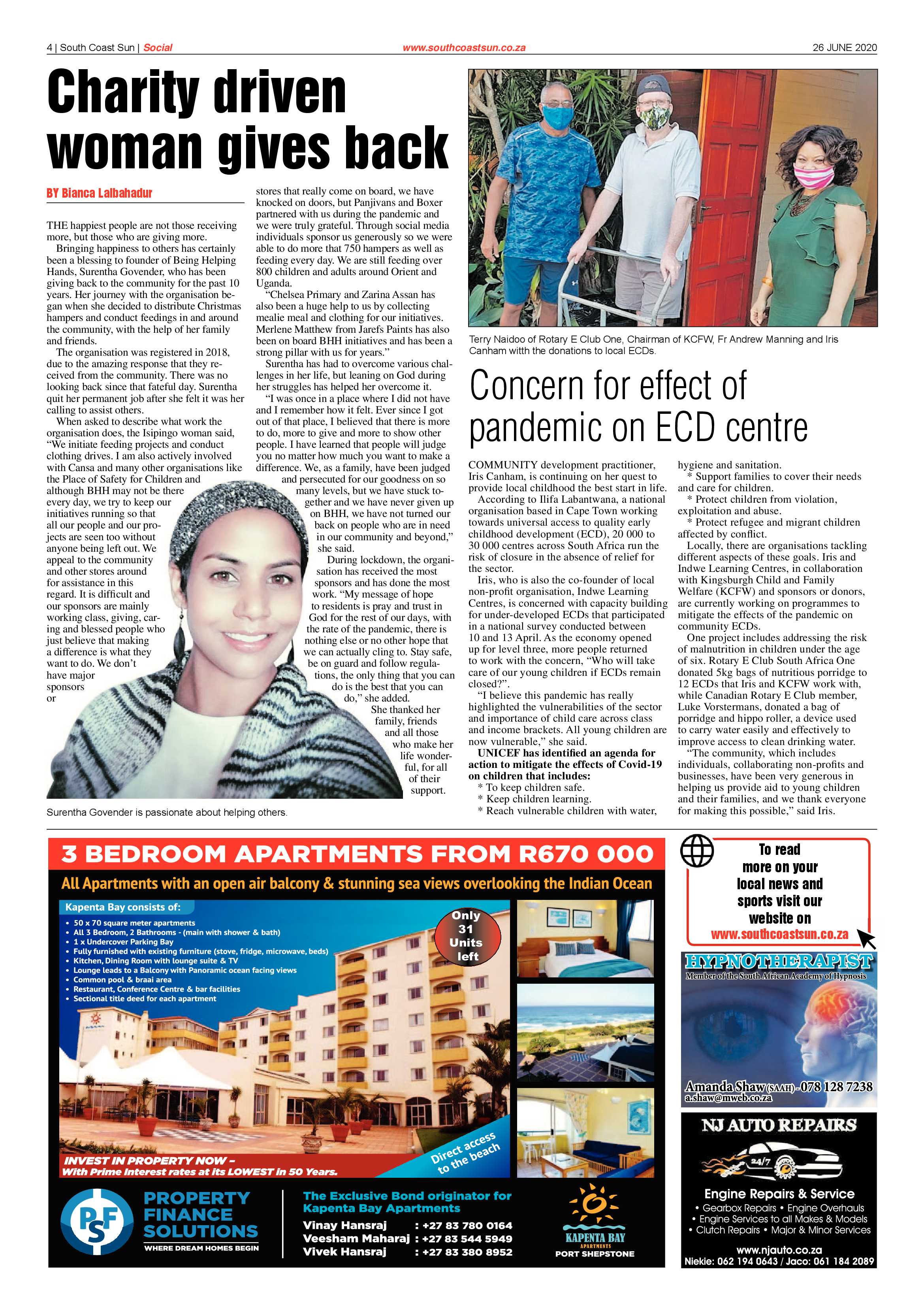 South Coast Sun 26 June 2020 page 4