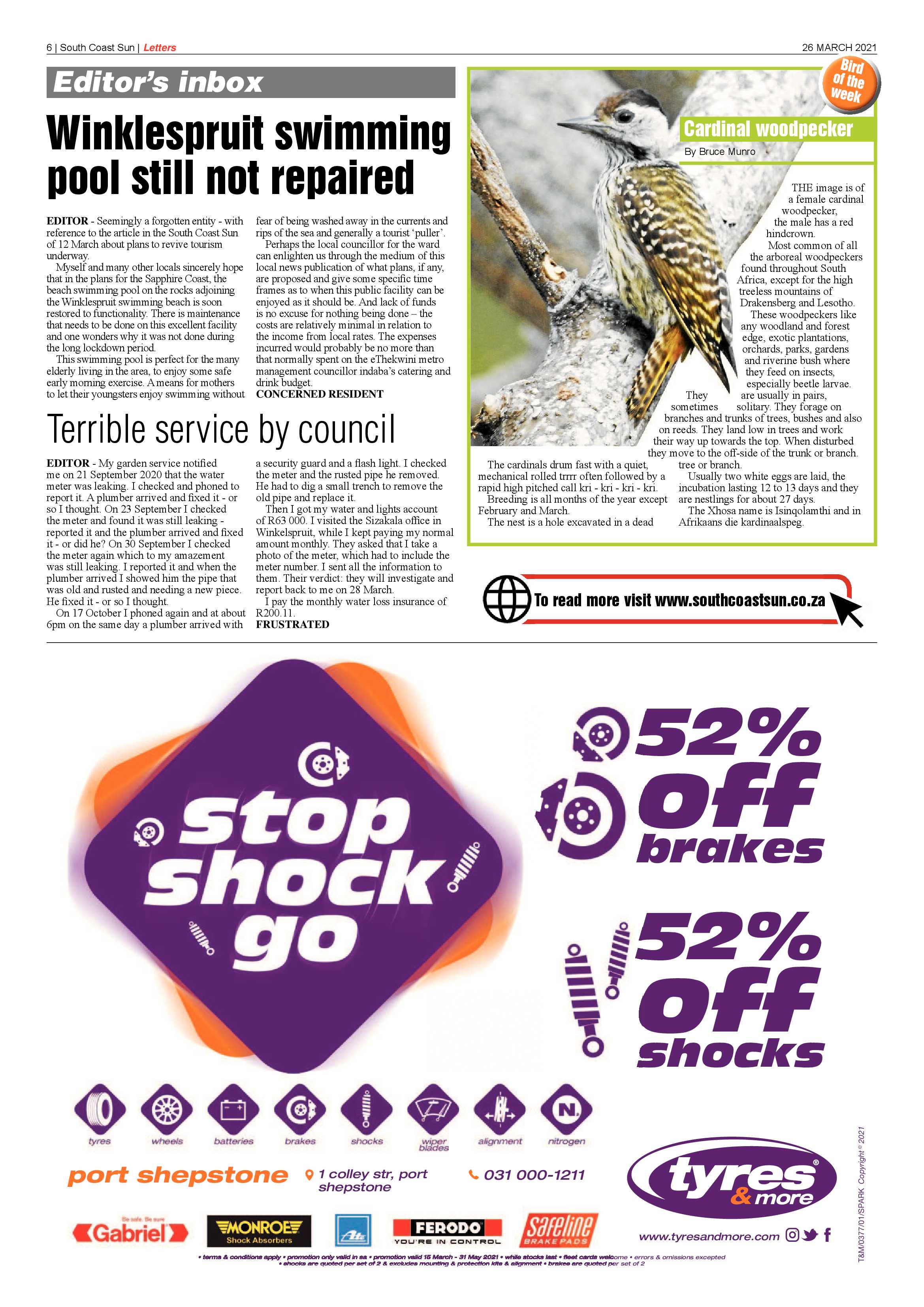 South Coast Sun 26 March 2021 page 6