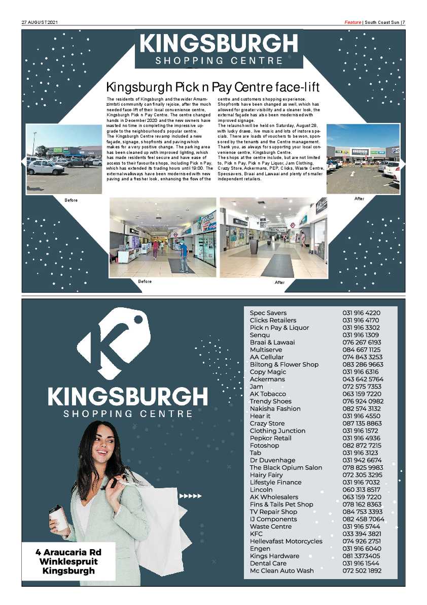 South Coast Sun 27 August  2021 page 7