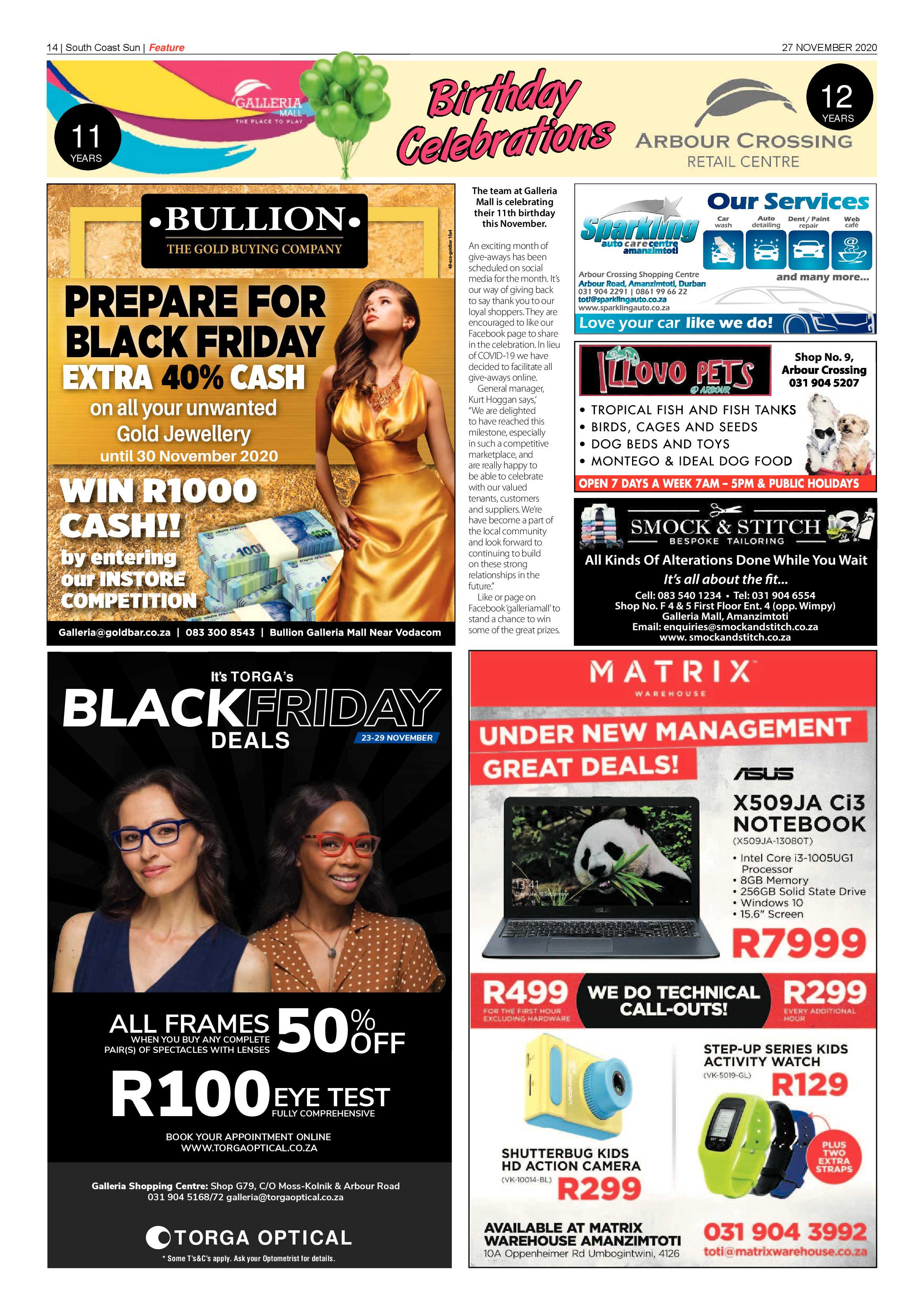South Coast Sun 27 November 2020 page 14