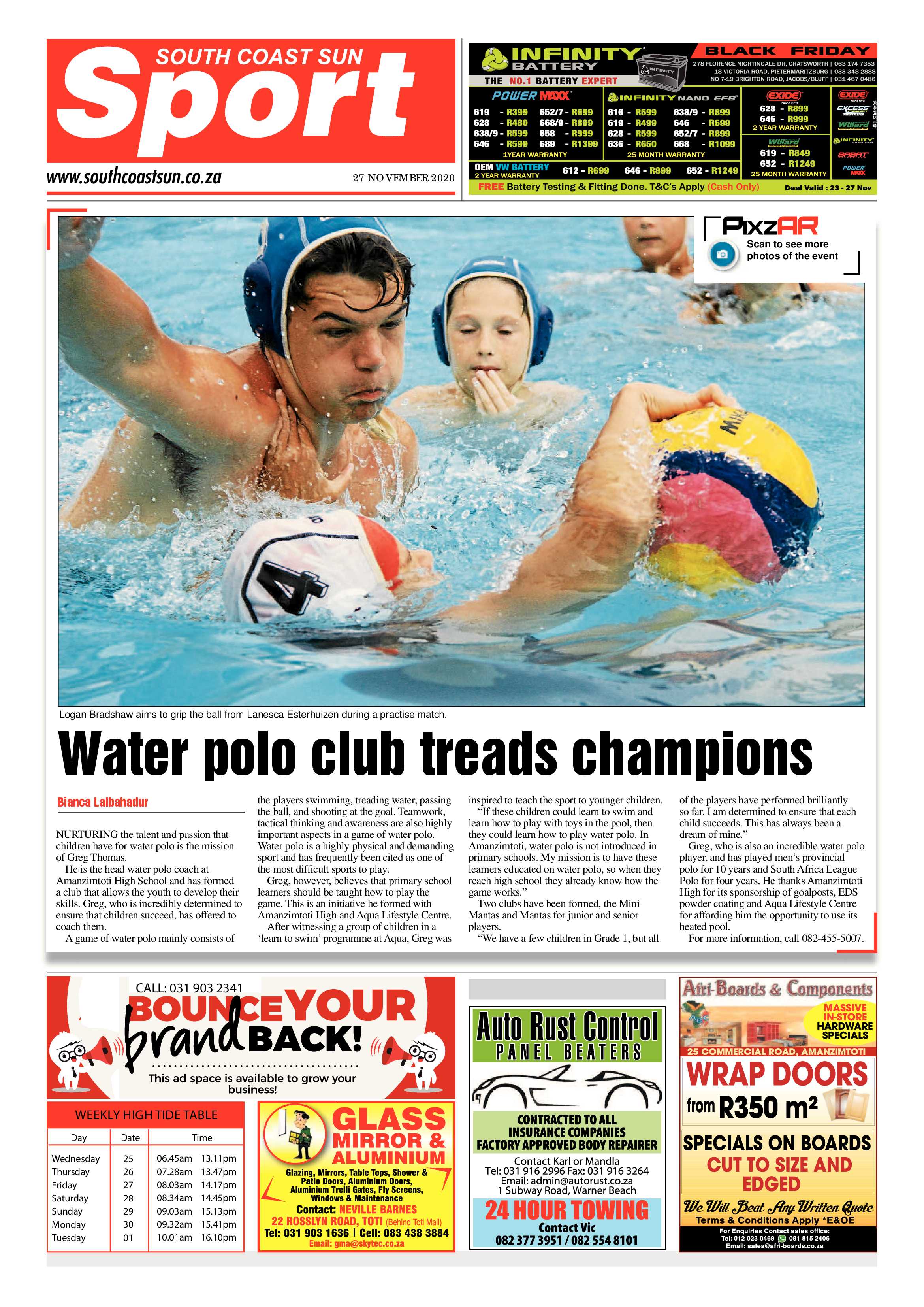 South Coast Sun 27 November 2020 page 20