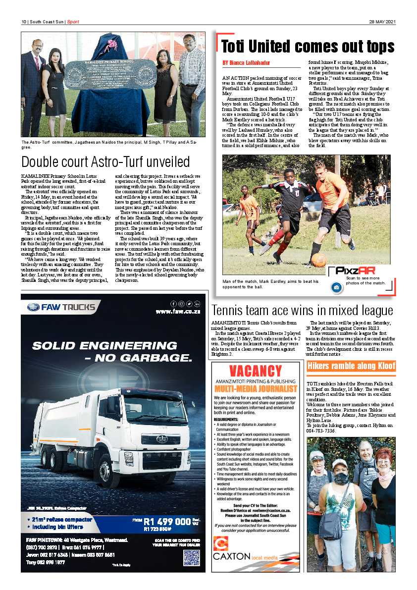 South Coast Sun 28 May 2021 page 10