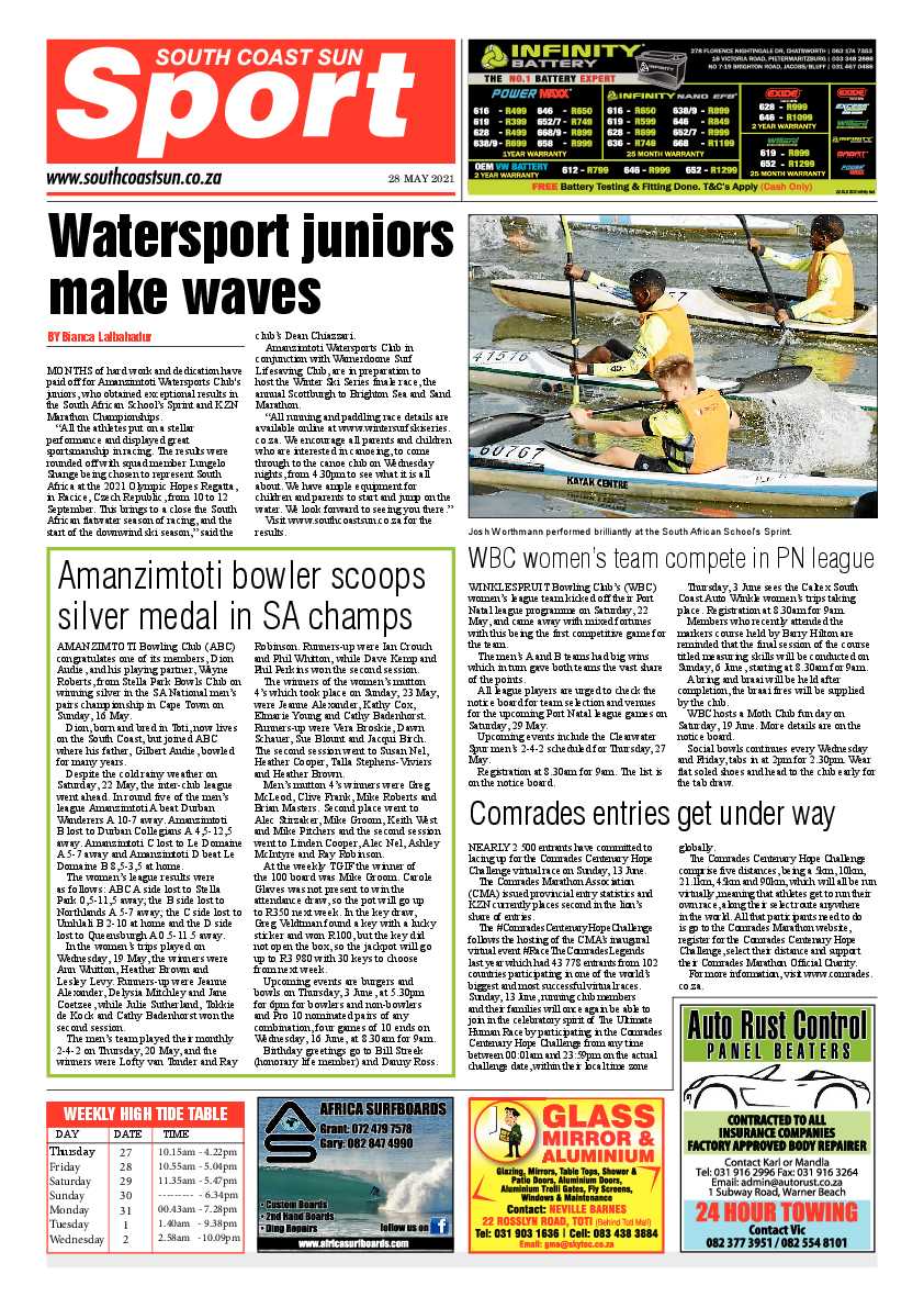 South Coast Sun 28 May 2021 page 12
