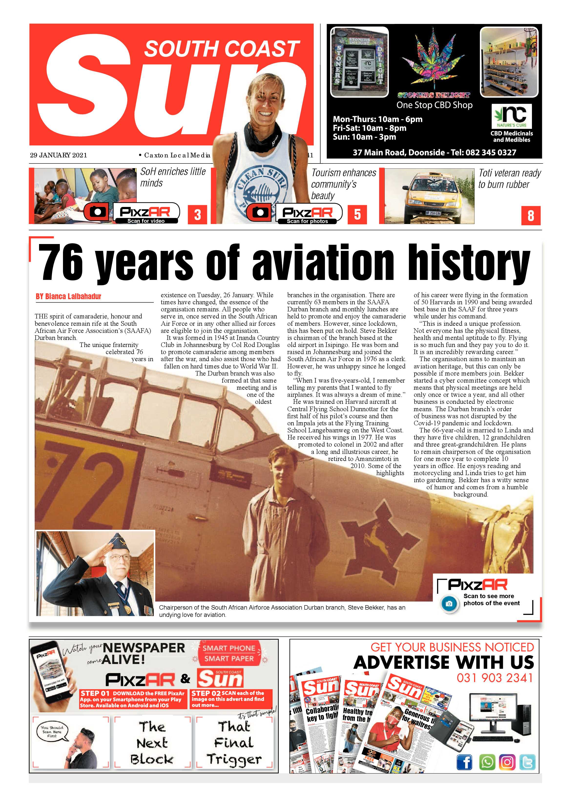 South Coast Sun 29 January 2020 page 1