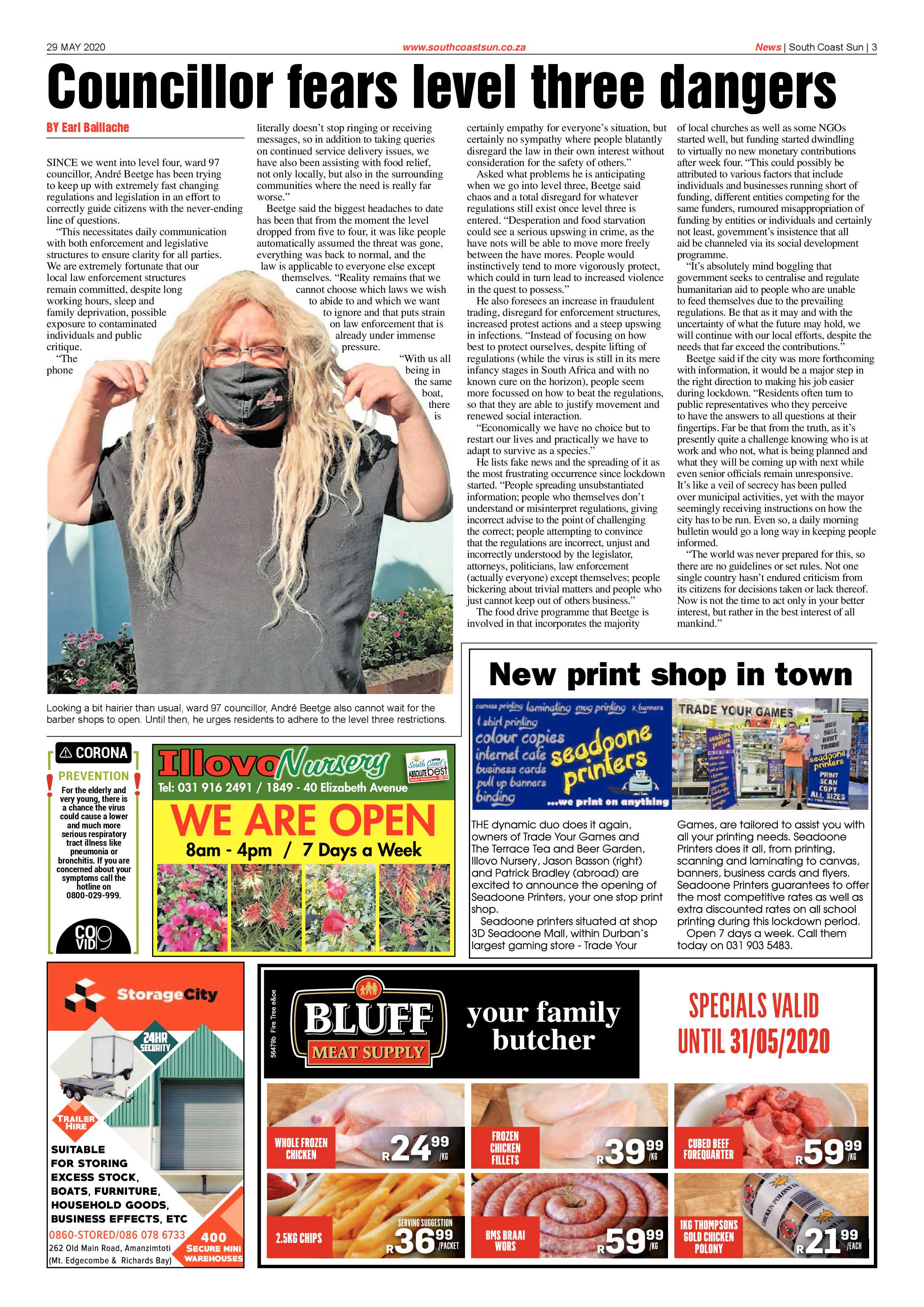 South Coast Sun 29 May 2020 page 3