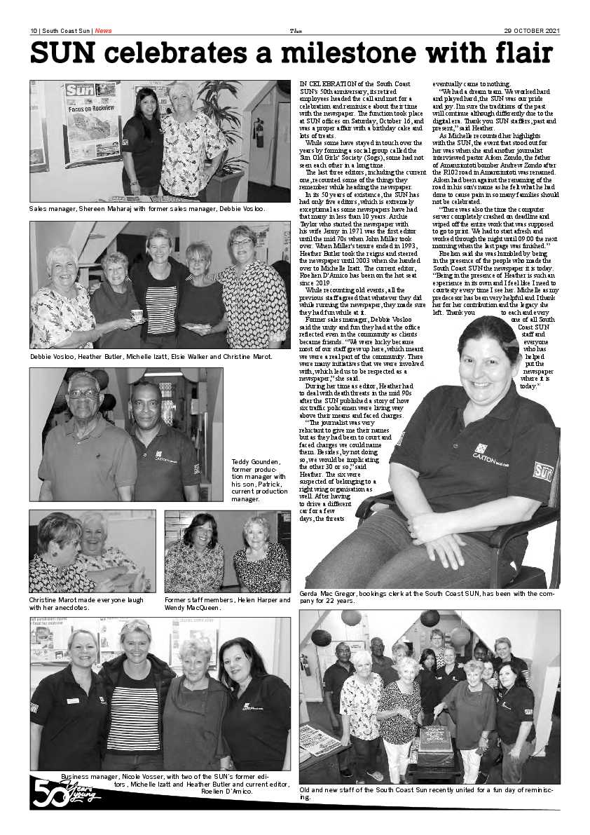 South Coast Sun 29 October 2021 page 10